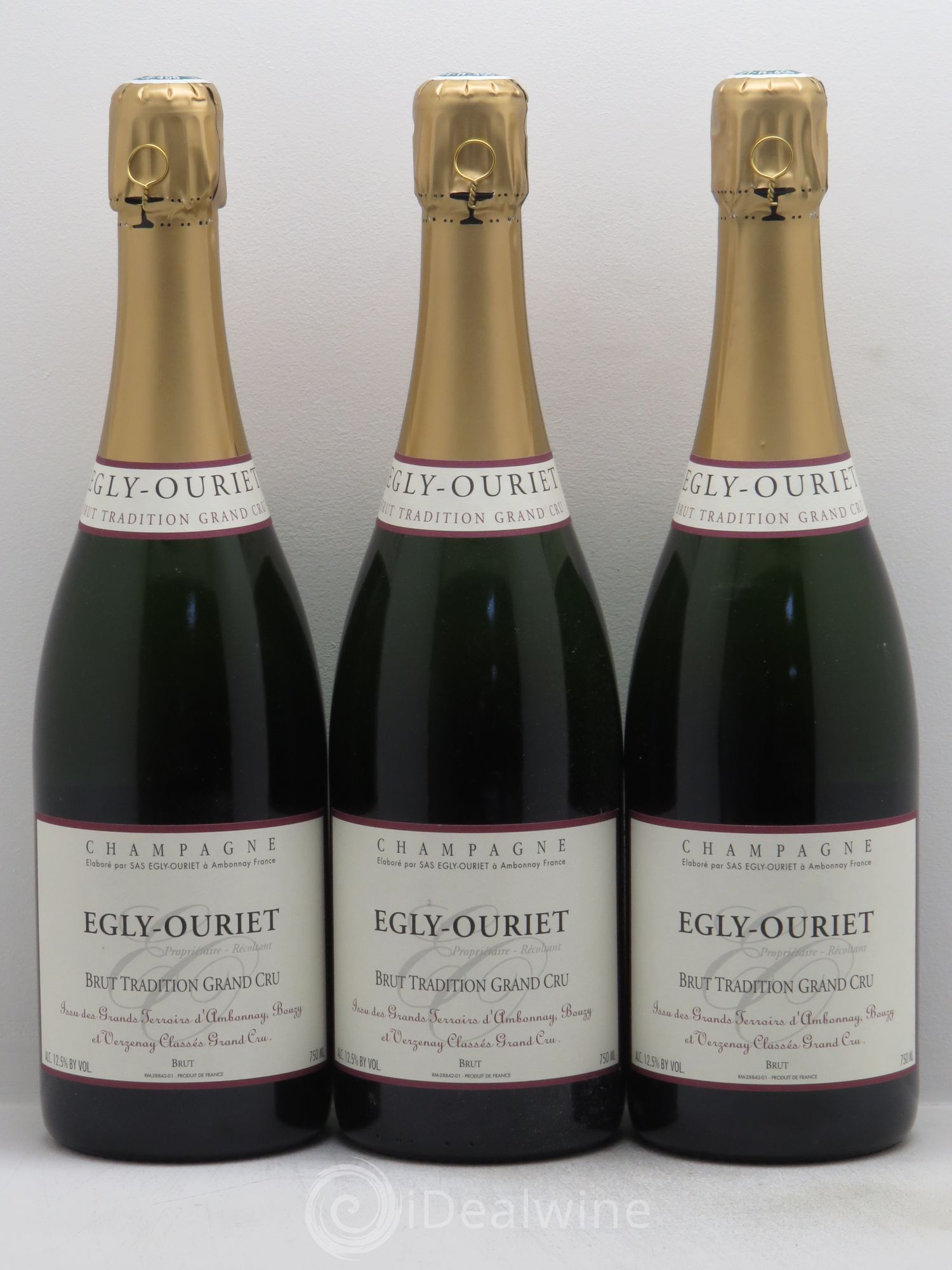 Grand Cru Brut Egly-Ouriet - Lot de 3 bouteilles - 0