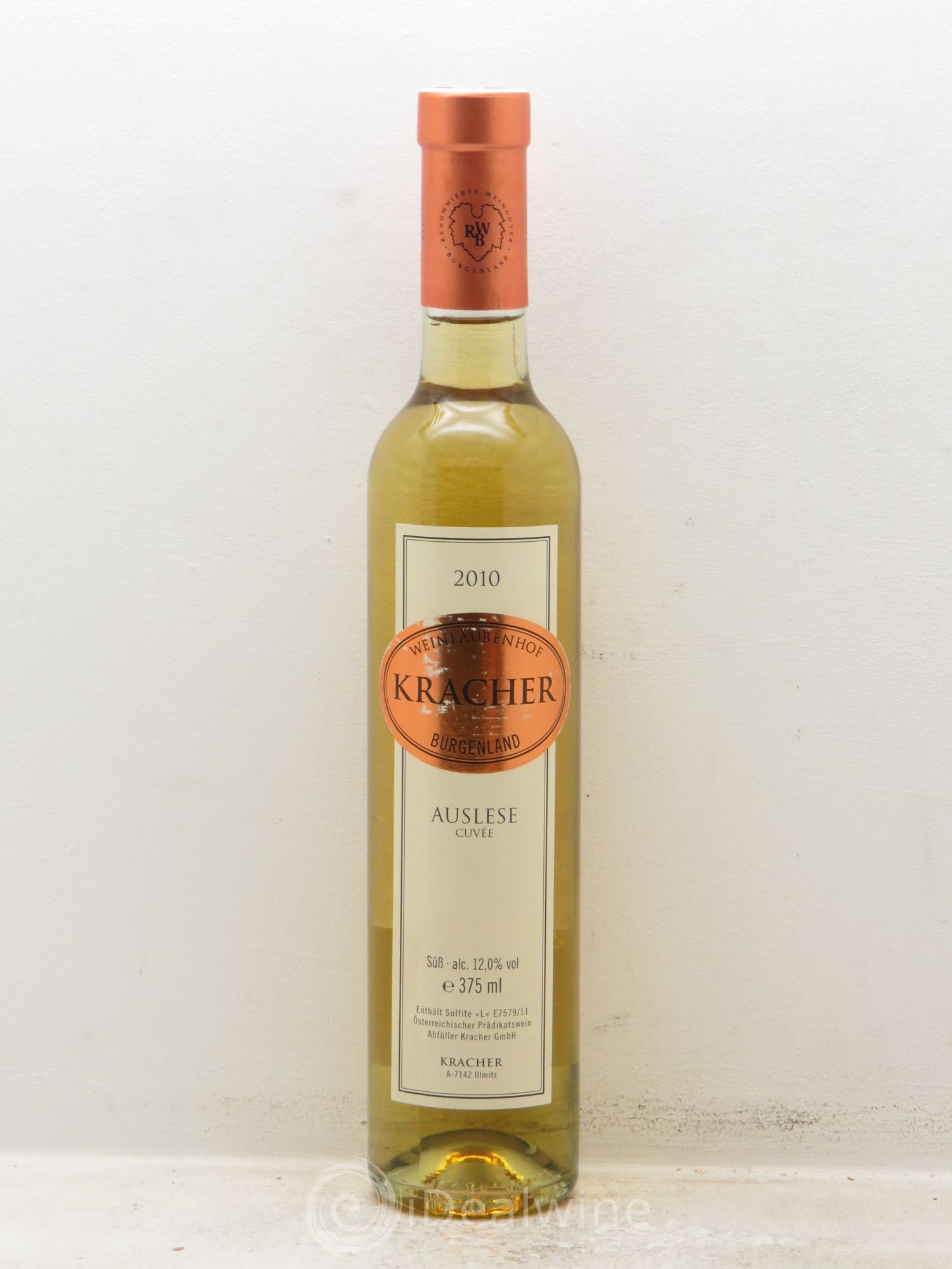 Autriche Auslese Aloïs Kracher (sans prix de reserve) 2010 - Posten von 1 Demi-Flasche - 0