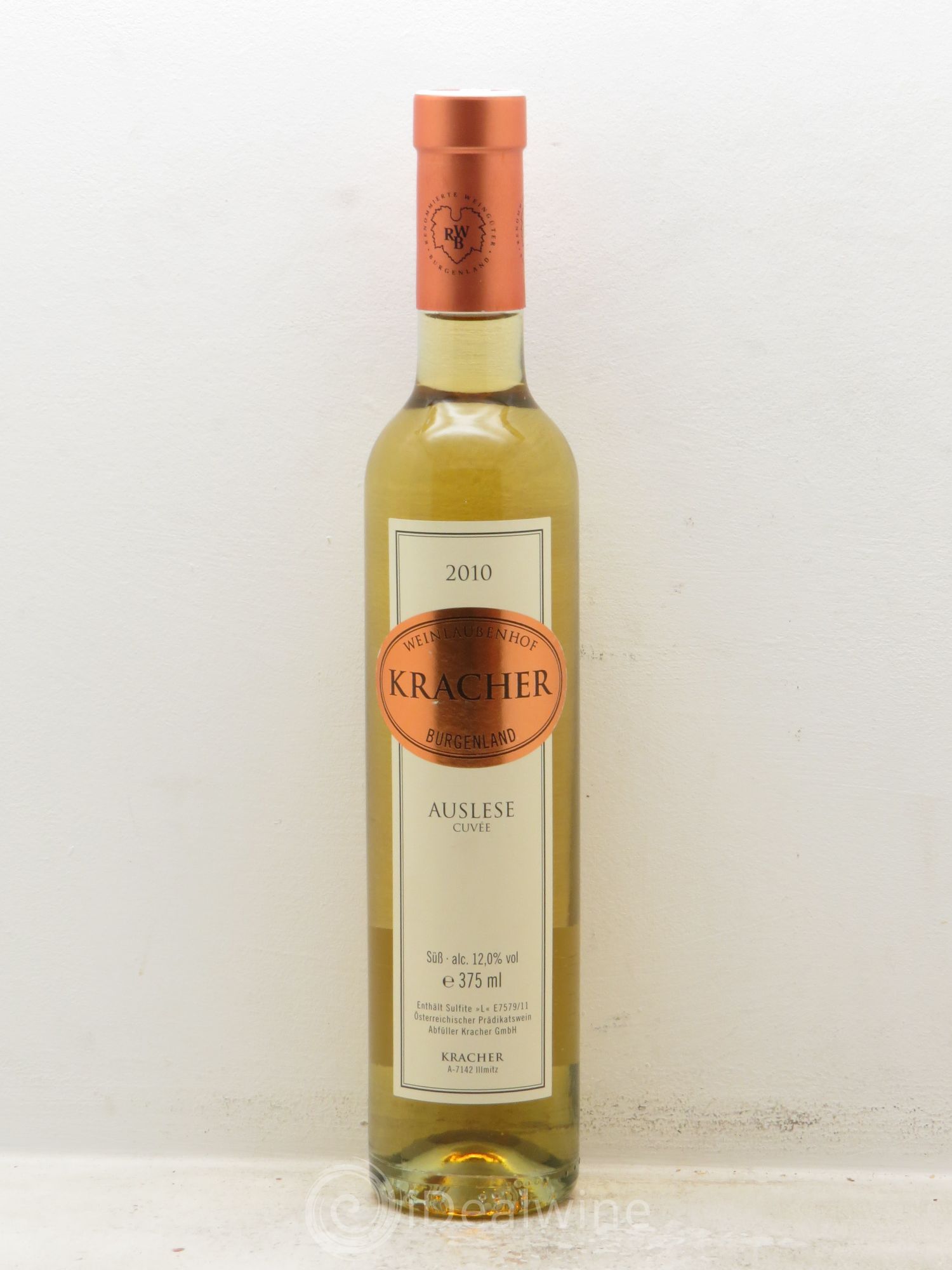 Autriche Auslese Aloïs Kracher (sans prix de reserve) 2010 - Posten von 1 Demi-Flasche - 0