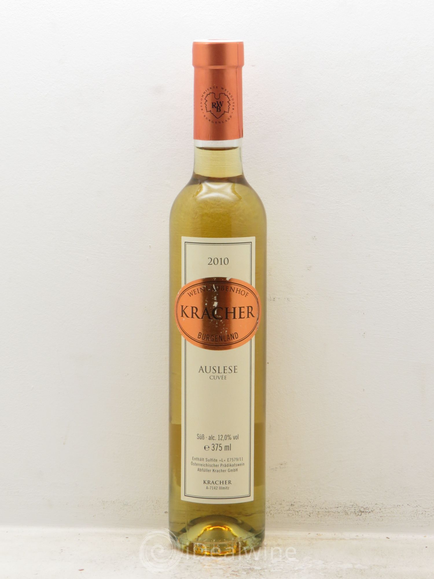 Autriche Auslese Aloïs Kracher (sans prix de reserve) 2010 - Posten von 1 Demi-Flasche - 0