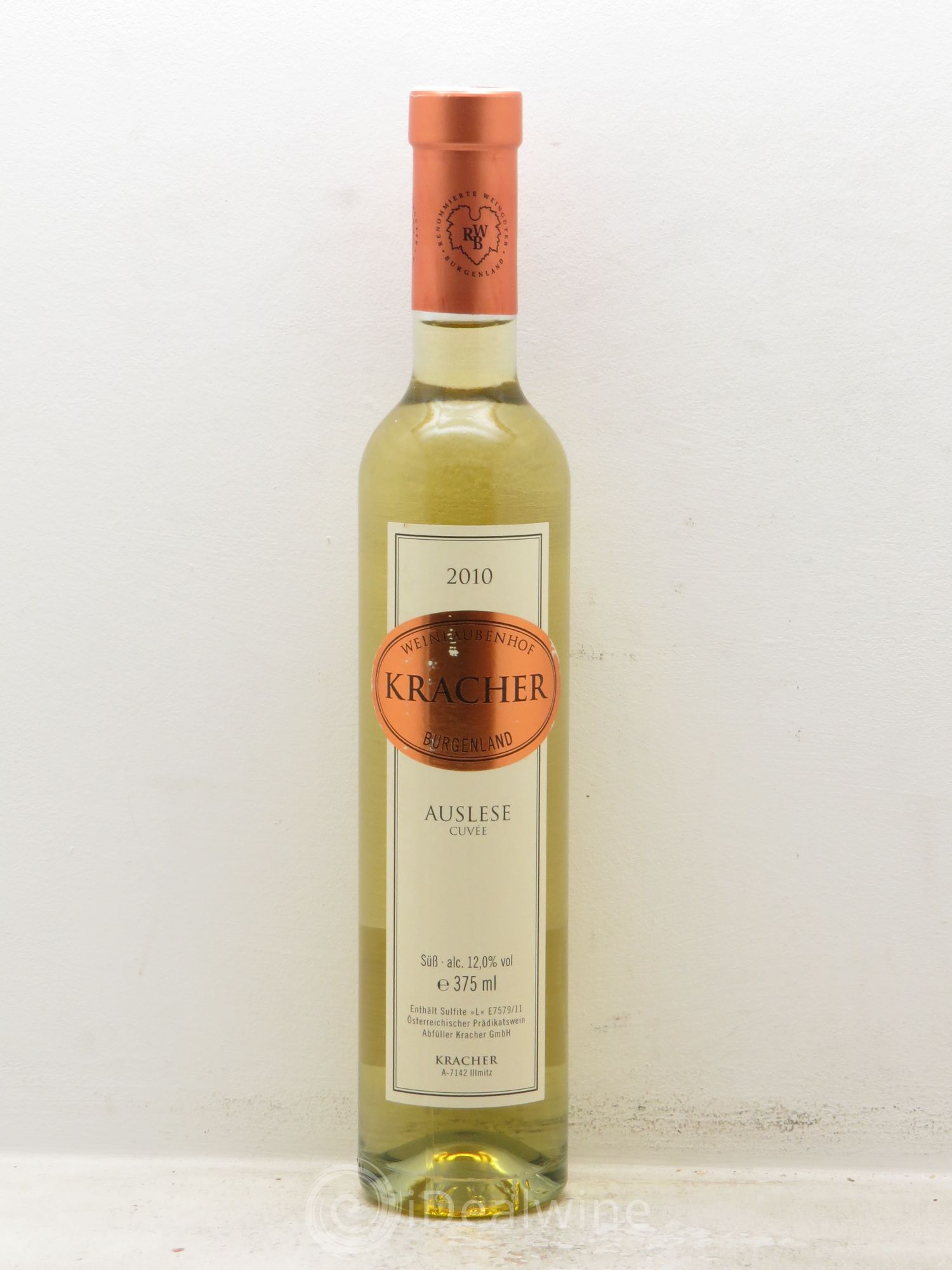 Autriche Auslese Aloïs Kracher (sans prix de reserve) 2010 - Posten von 1 Demi-Flasche - 0