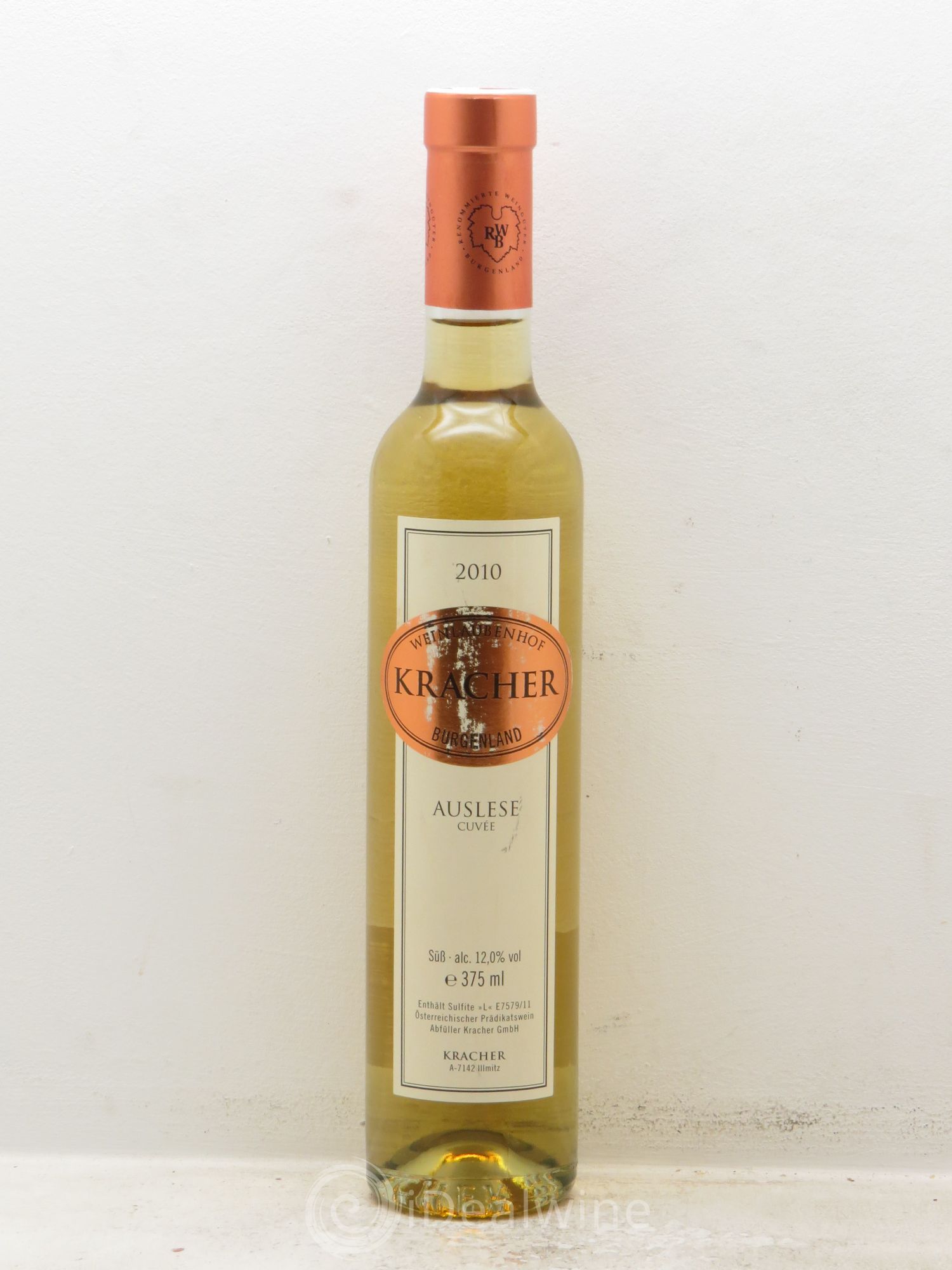 Autriche Auslese Aloïs Kracher (sans prix de reserve) 2010 - Posten von 1 Demi-Flasche - 0