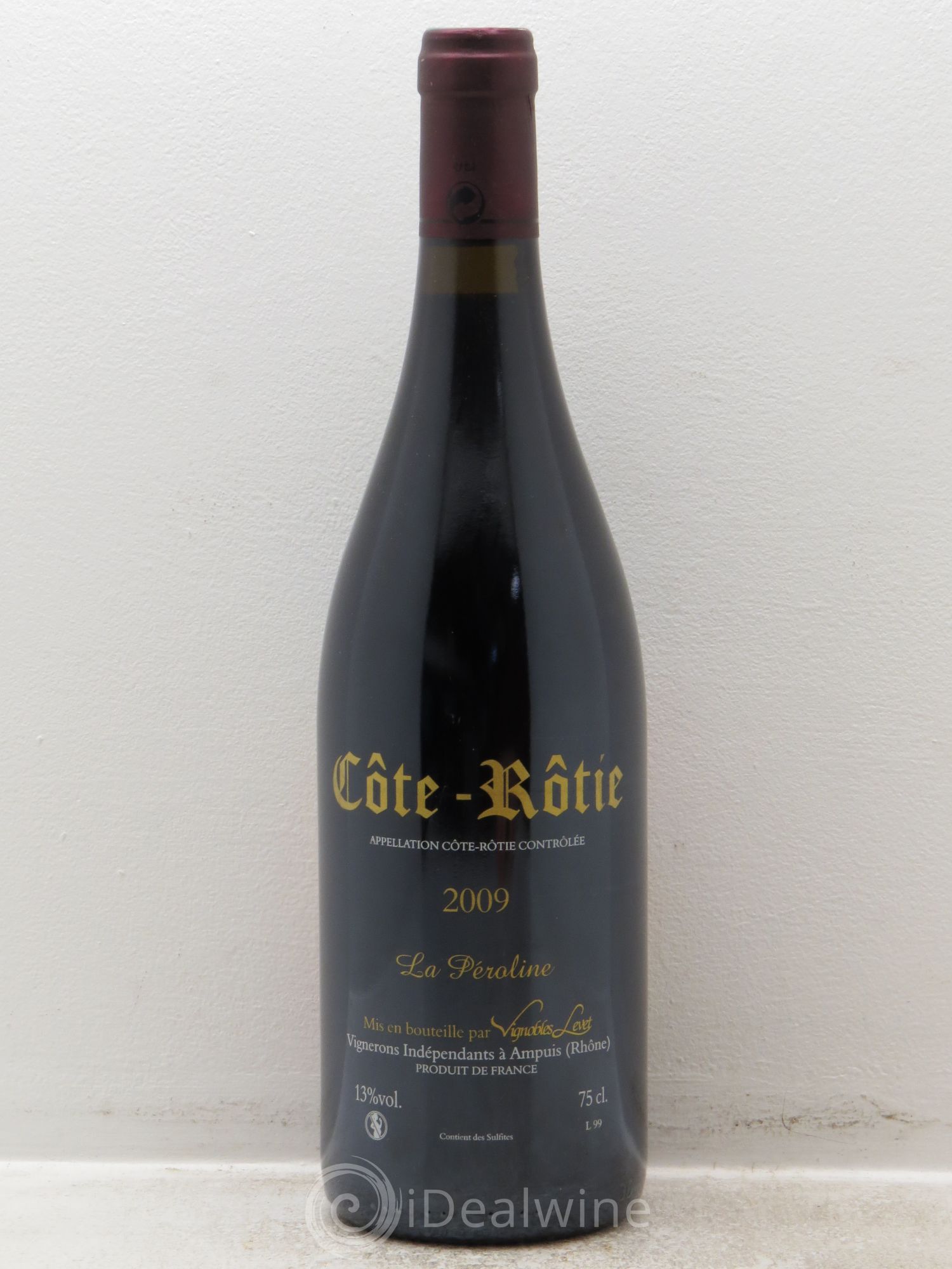 Côte-Rôtie La Péroline Vignobles Levet (sans prix de réserve) 2009 - Lot de 1 bouteille - 1