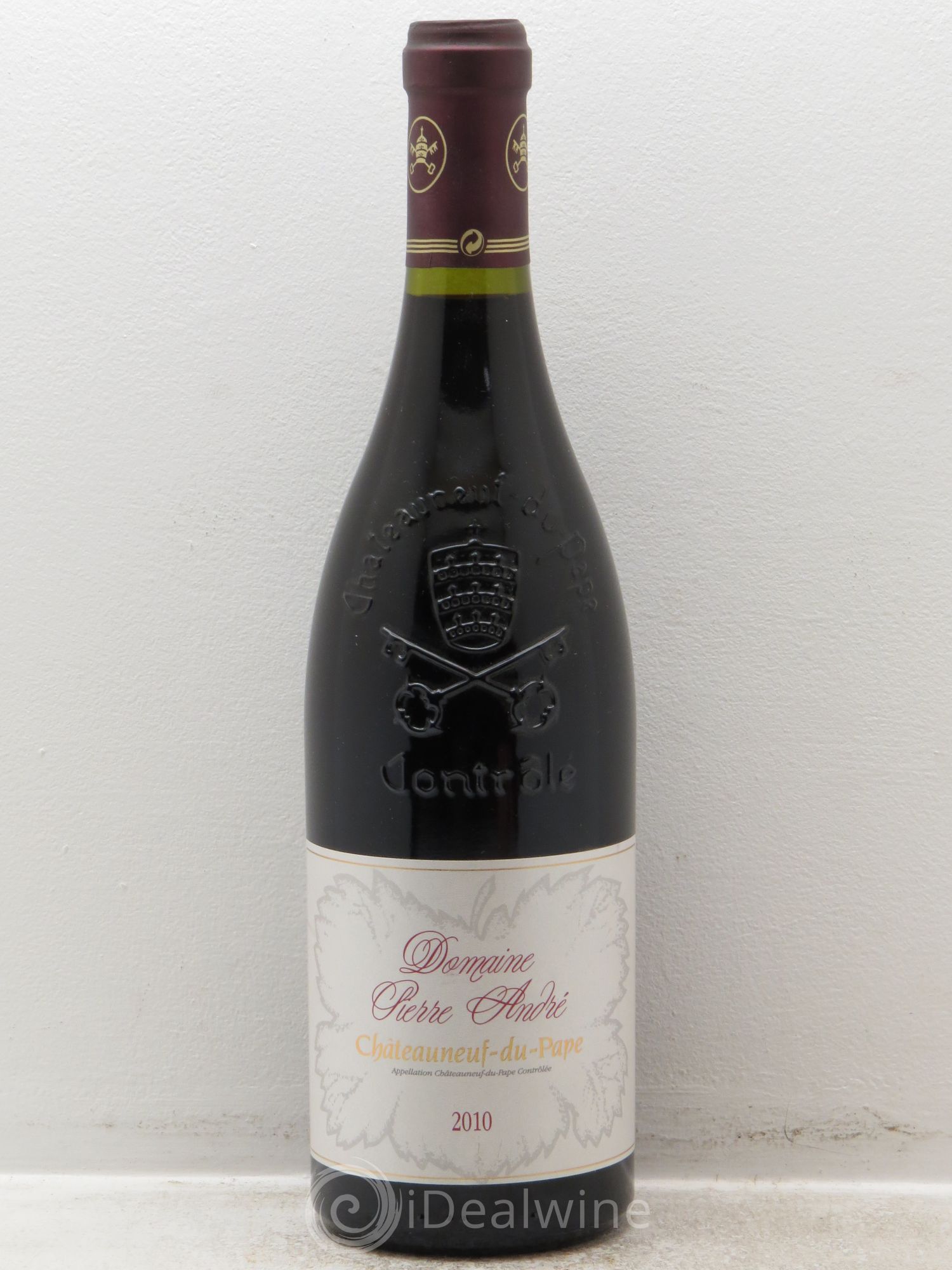 Châteauneuf-du-Pape Pierre André (Domaine) 2010 - Lot de 1 bouteille - 0