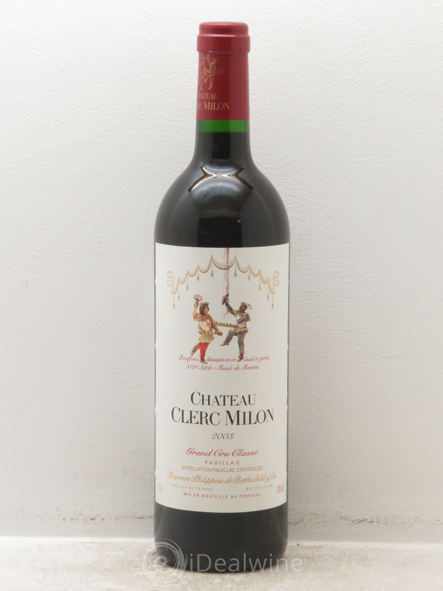 Château Clerc Milon 5ème Grand Cru Classé (sans prix de réserve) 2003 - Lot de 1 bouteille - 0