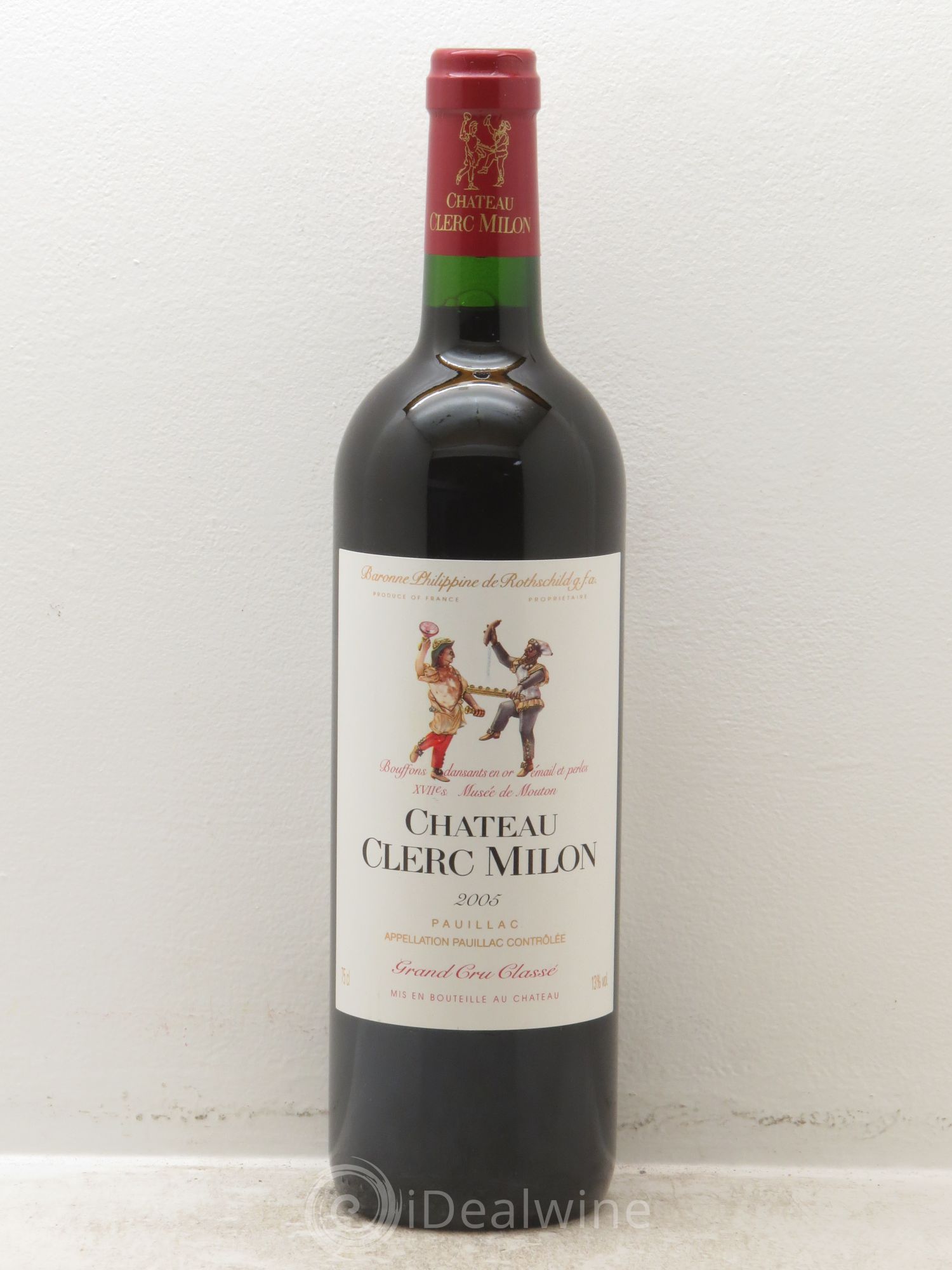Château Clerc Milon 5ème Grand Cru Classé (sans prix de réserve) 2005 - Lot de 1 bouteille - 0