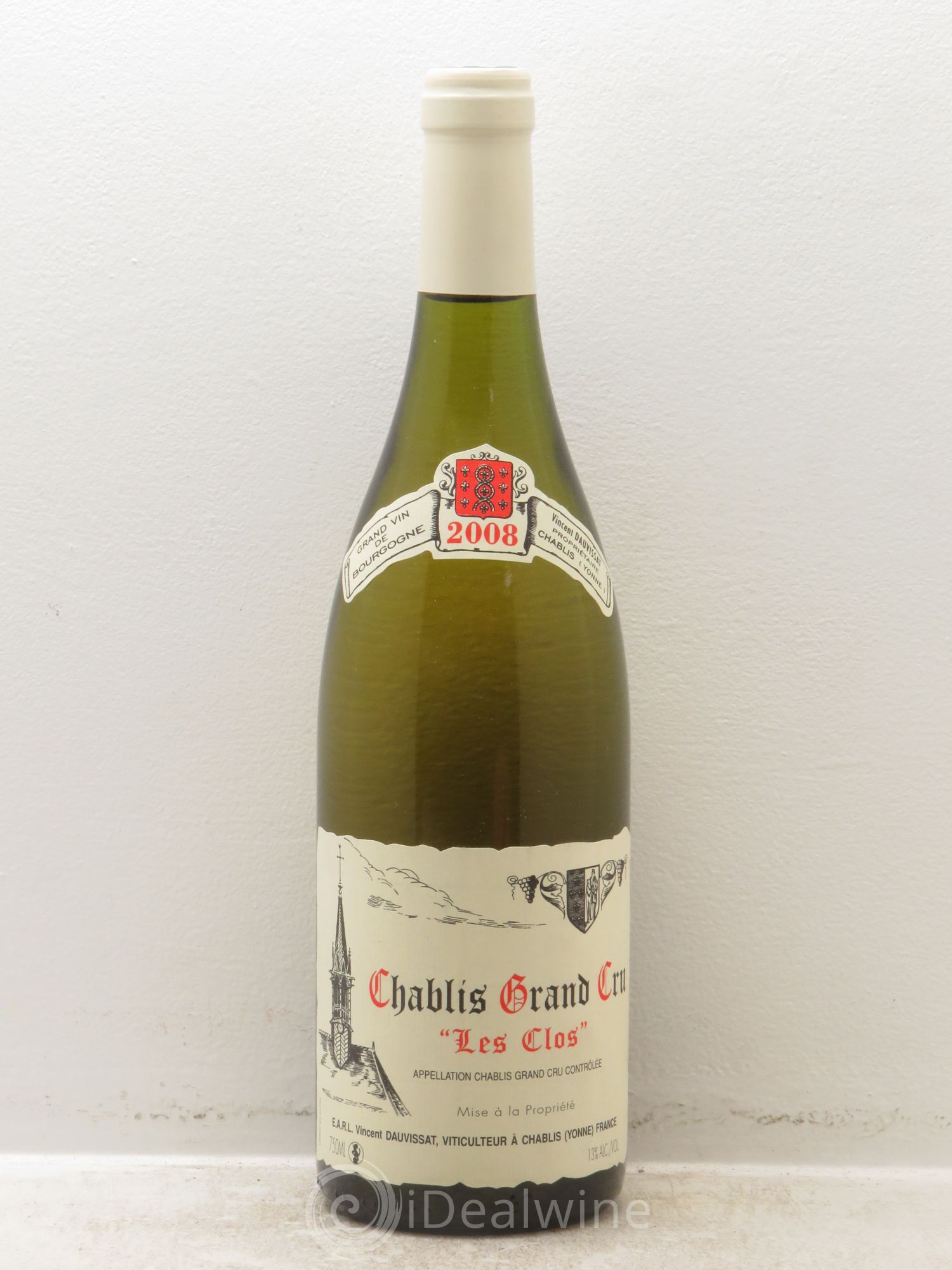 Chablis Grand Cru Les Clos Vincent Dauvissat (Domaine) (sans prix de réserve) 2008 - Lot de 1 bouteille - 0