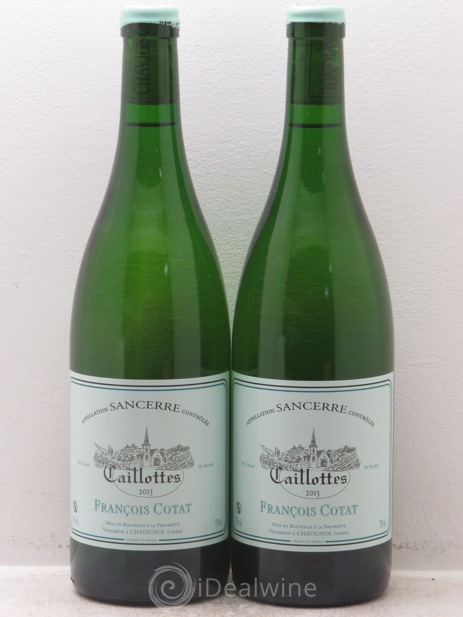 Sancerre Les Caillottes François Cotat (sans prix de réserve) 2013 - Lot de 2 bouteilles - 0