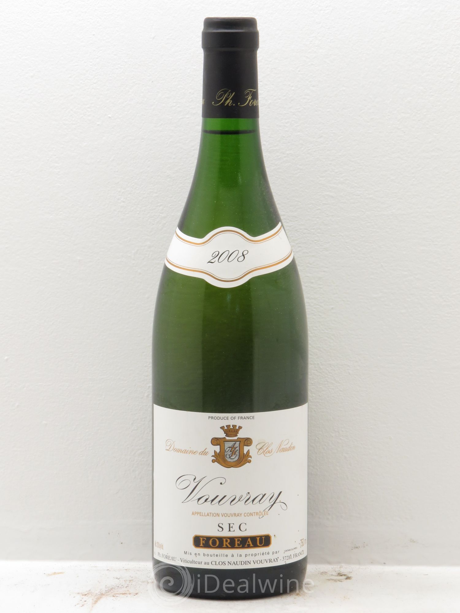 Vouvray Sec Clos Naudin - Philippe Foreau (sans prix de réserve) 2008 - Lot de 1 bouteille - 0