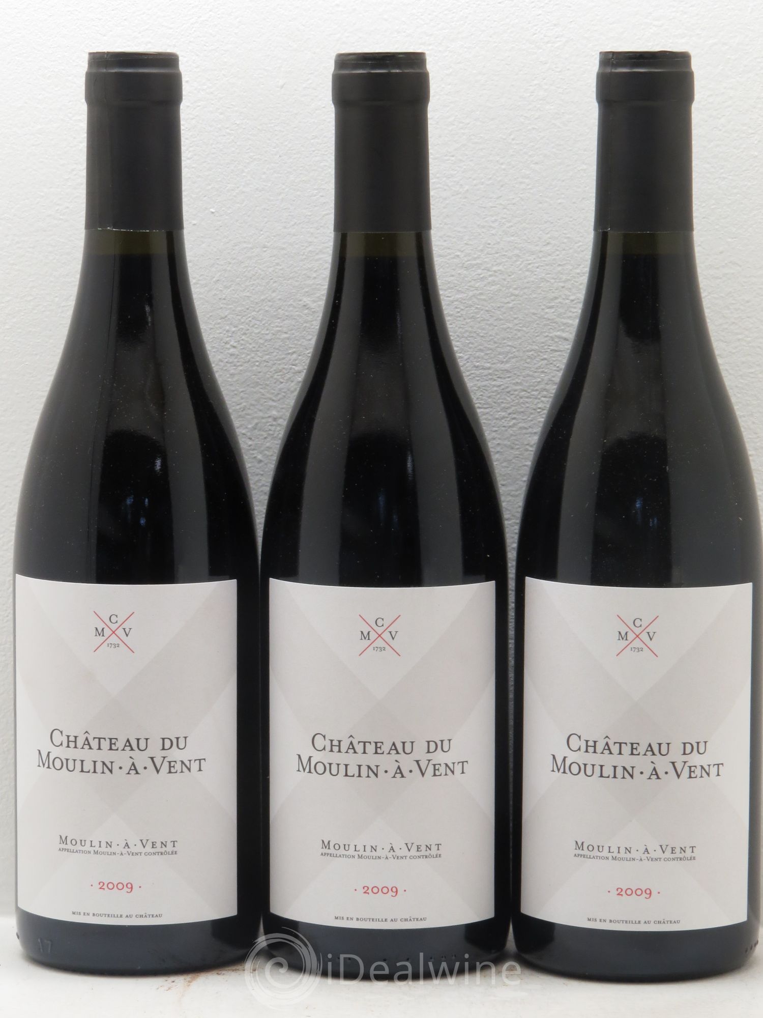 Moulin-à-Vent Château du Moulin à Vent (sans prix de réserve) 2009 - Lot de 3 bouteilles - 0