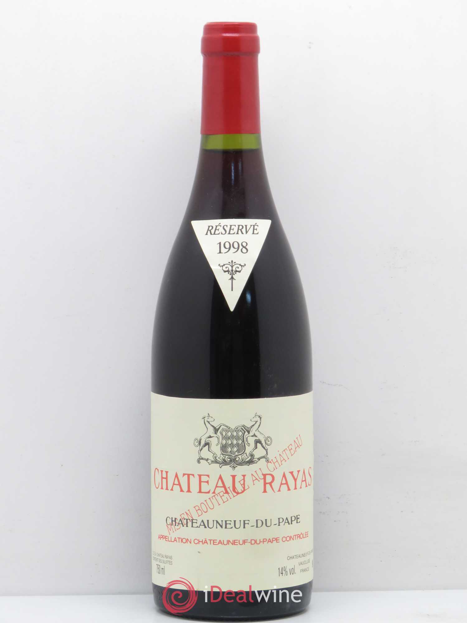 Châteauneuf-du-Pape Château Rayas Emmanuel Reynaud 1998 - Lot de 1 bouteille - 0