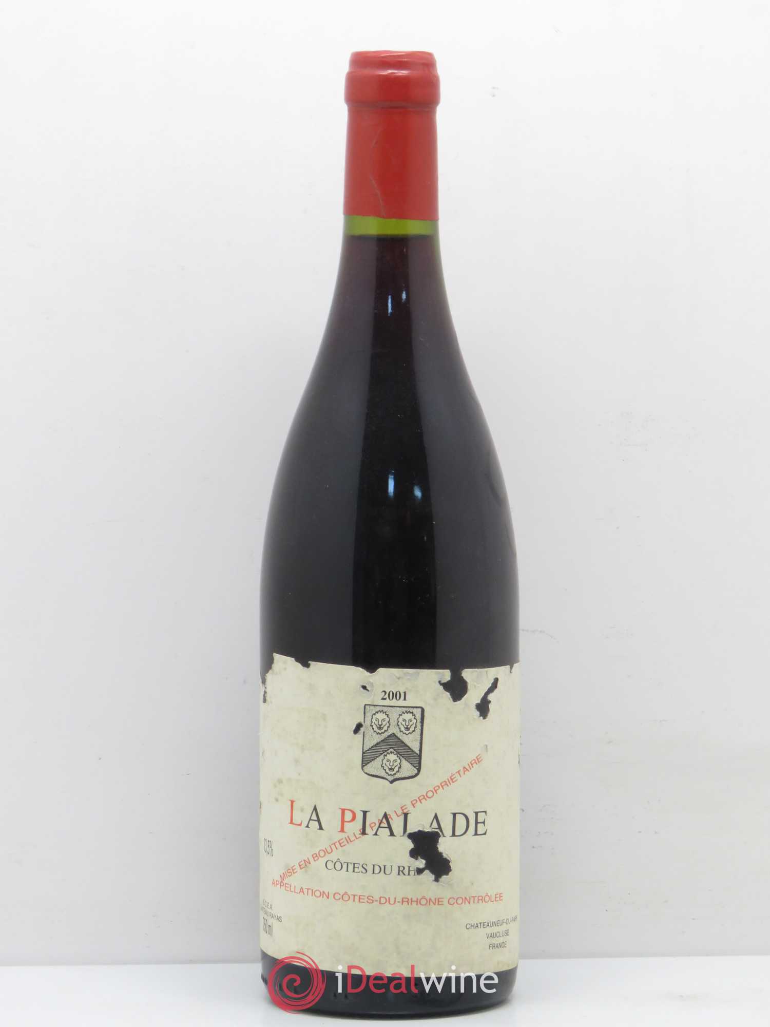 Côtes-du-Rhône La Pialade Emmanuel Reynaud 2001 - Lot de 1 bouteille - 0
