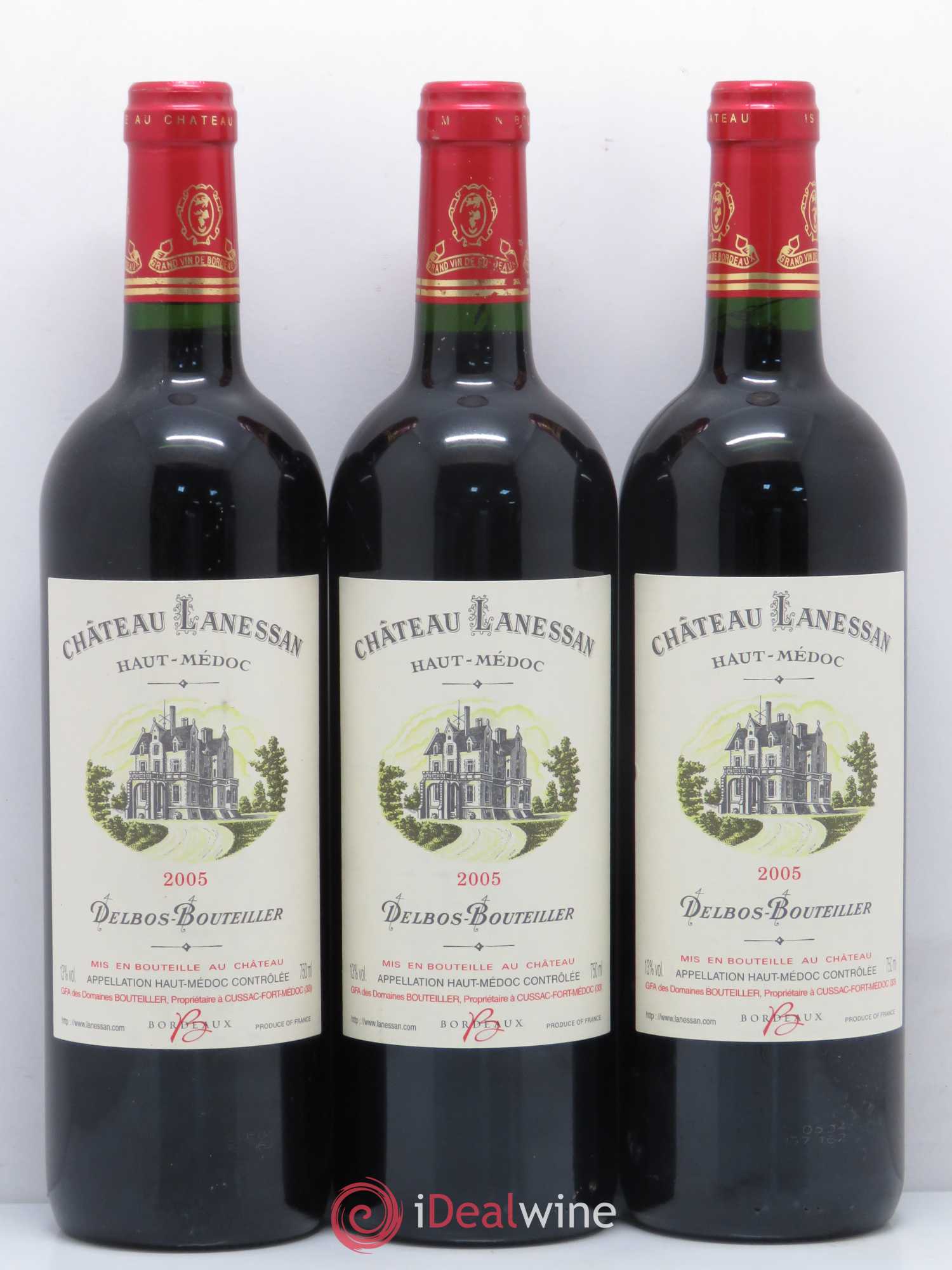 Château Lanessan Cru Bourgeois (sans prix de réserve) 2005 - Lot de 6 bouteilles - 1