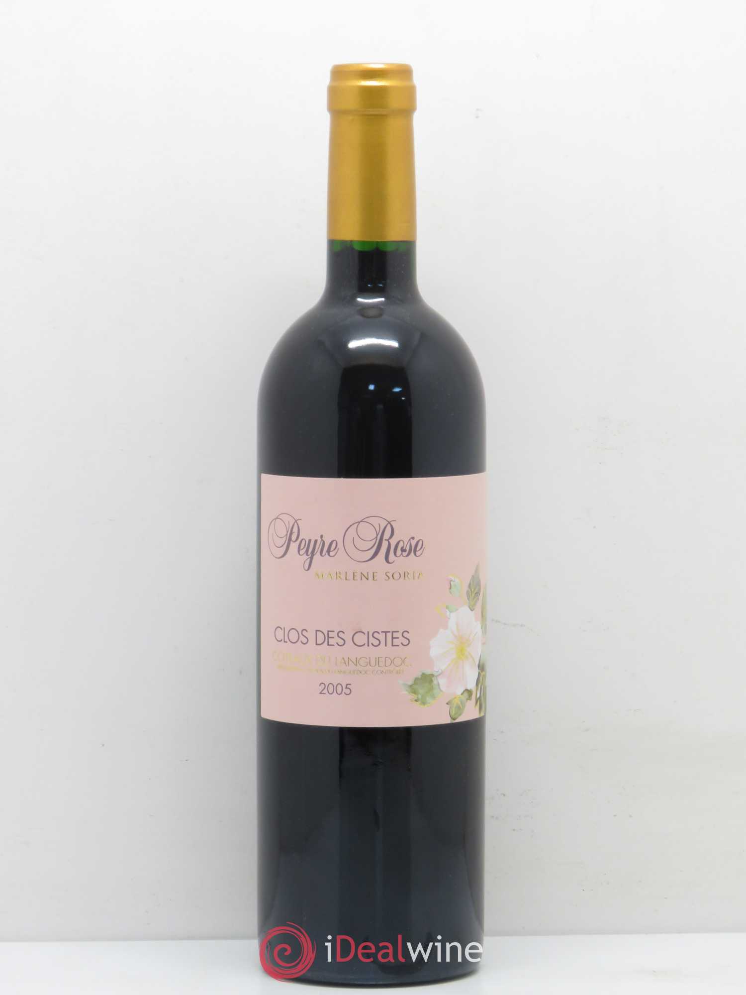 Vin de France (anciennement Coteaux du Languedoc) Domaine Peyre Rose Les Cistes Marlène Soria 2005 - Lot de 1 bouteille - 0