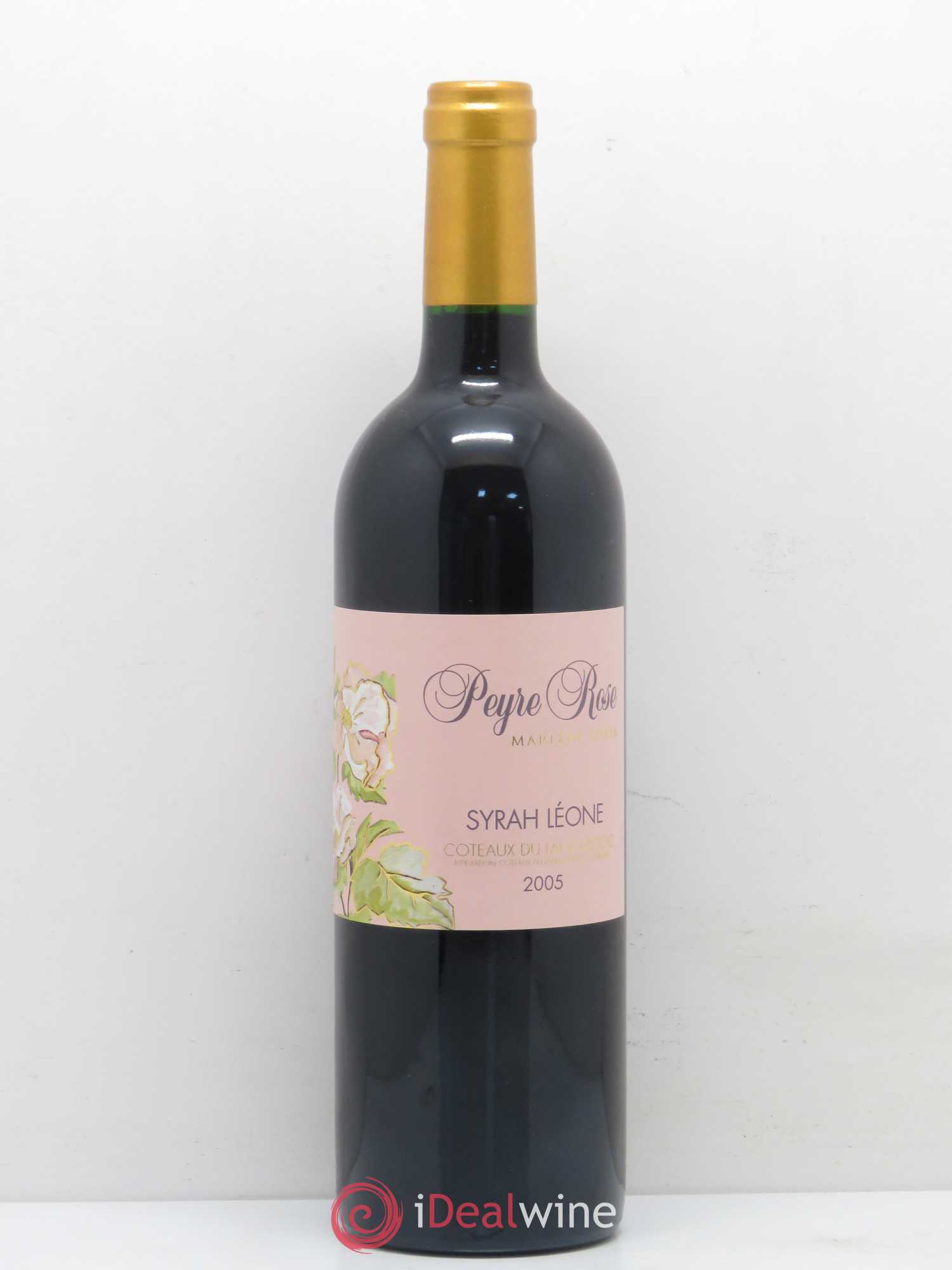Coteaux du Languedoc Domaine Peyre Rose Belle Léone (anciennement Syrah Léone) Marlène Soria 2005 - Lot de 1 bouteille - 0