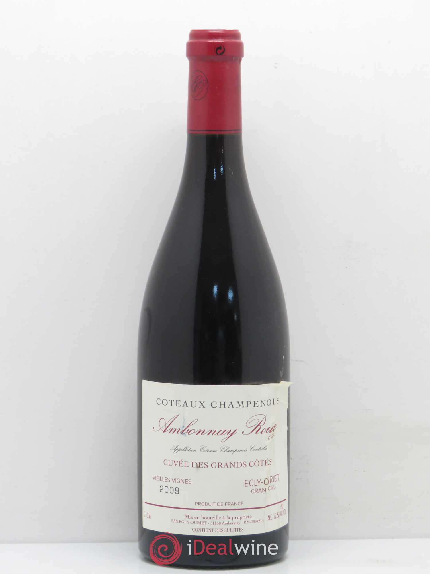 Ambonnay Cuvée des Grands Côtés VV Grand Cru Egly-Ouriet 2009 - Lot de 1 bouteille - 0