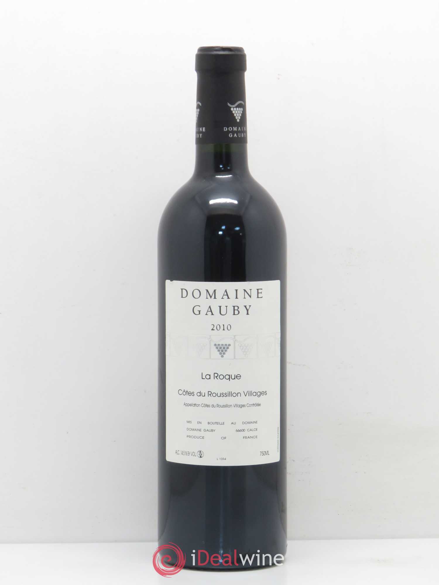 Côtes Catalanes La Roque Gauby (Domaine) 2010 - Lot de 1 bouteille - 0