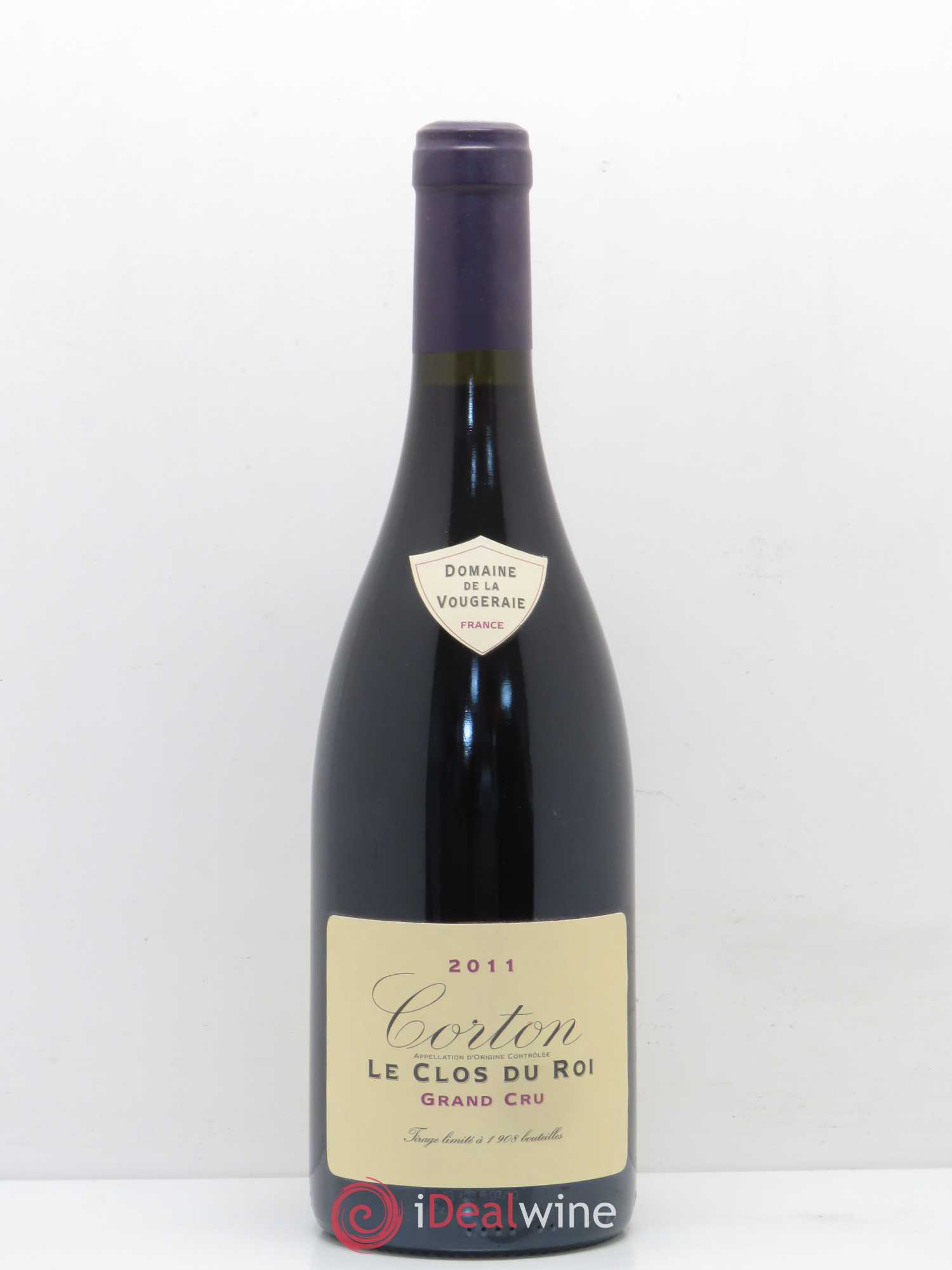 Corton Grand Cru Le Clos du Roi La Vougeraie 2011 - Lot de 1 bouteille - 0