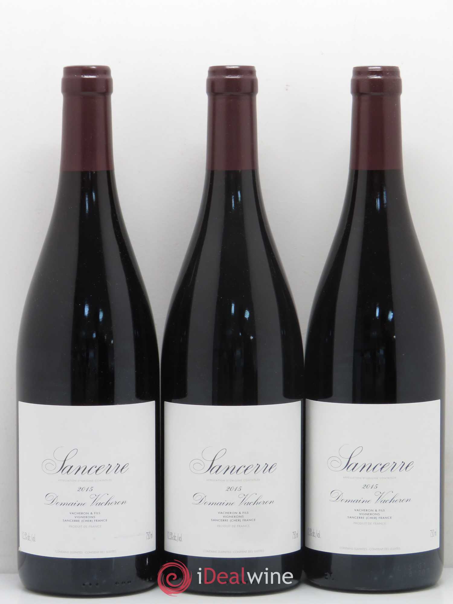 Sancerre Domaine Vacheron et Fils 2015 - Lot de 3 bouteilles - 0
