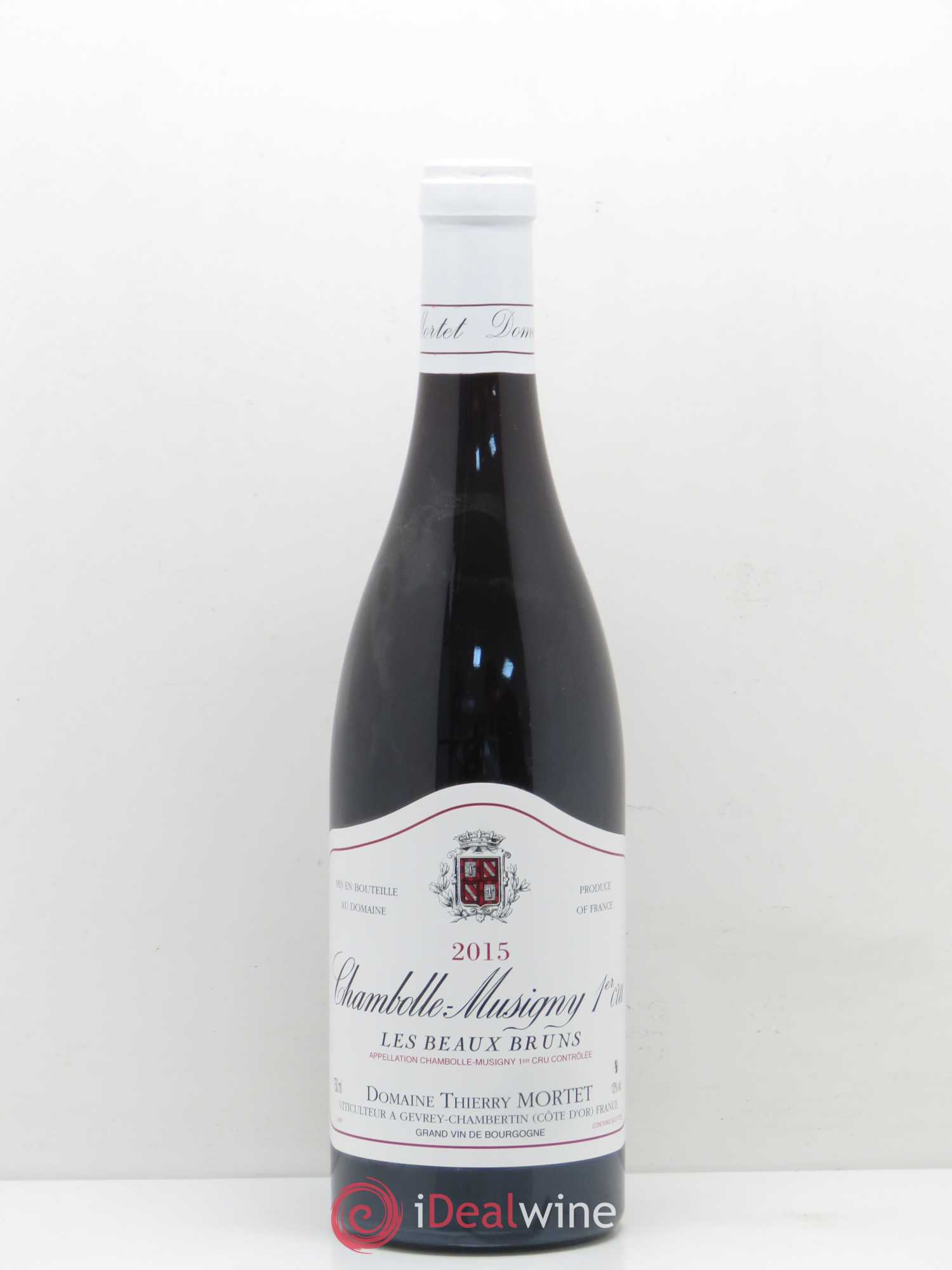 Chambolle-Musigny 1er Cru Aux Beaux Bruns Thierry Mortet (Domaine) 2015 - Lot de 1 bouteille - 0