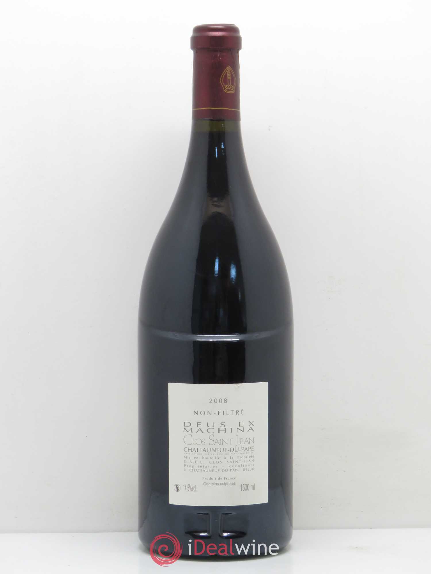 Châteauneuf-du-Pape Clos Saint-Jean Deus Ex Machina Pascal et Vincent Maurel  (sans prix de réserve) 2008 - Lot de 1 magnum - 1