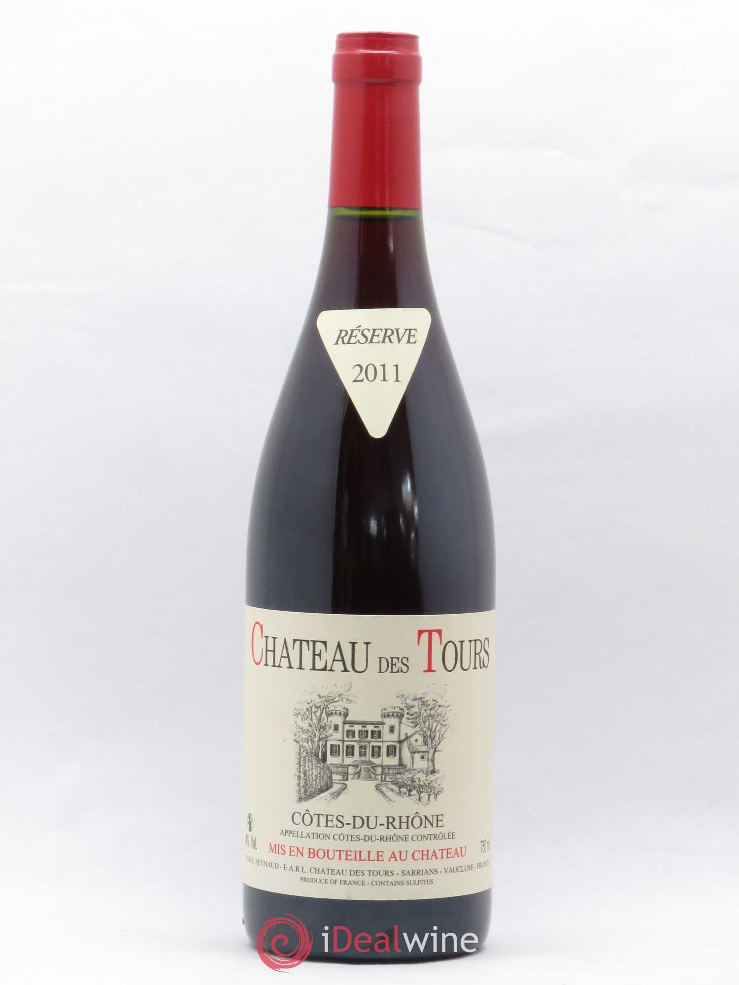 Côtes-du-Rhône Château des Tours Emmanuel Reynaud 2011 - Lot de 1 bouteille - 0