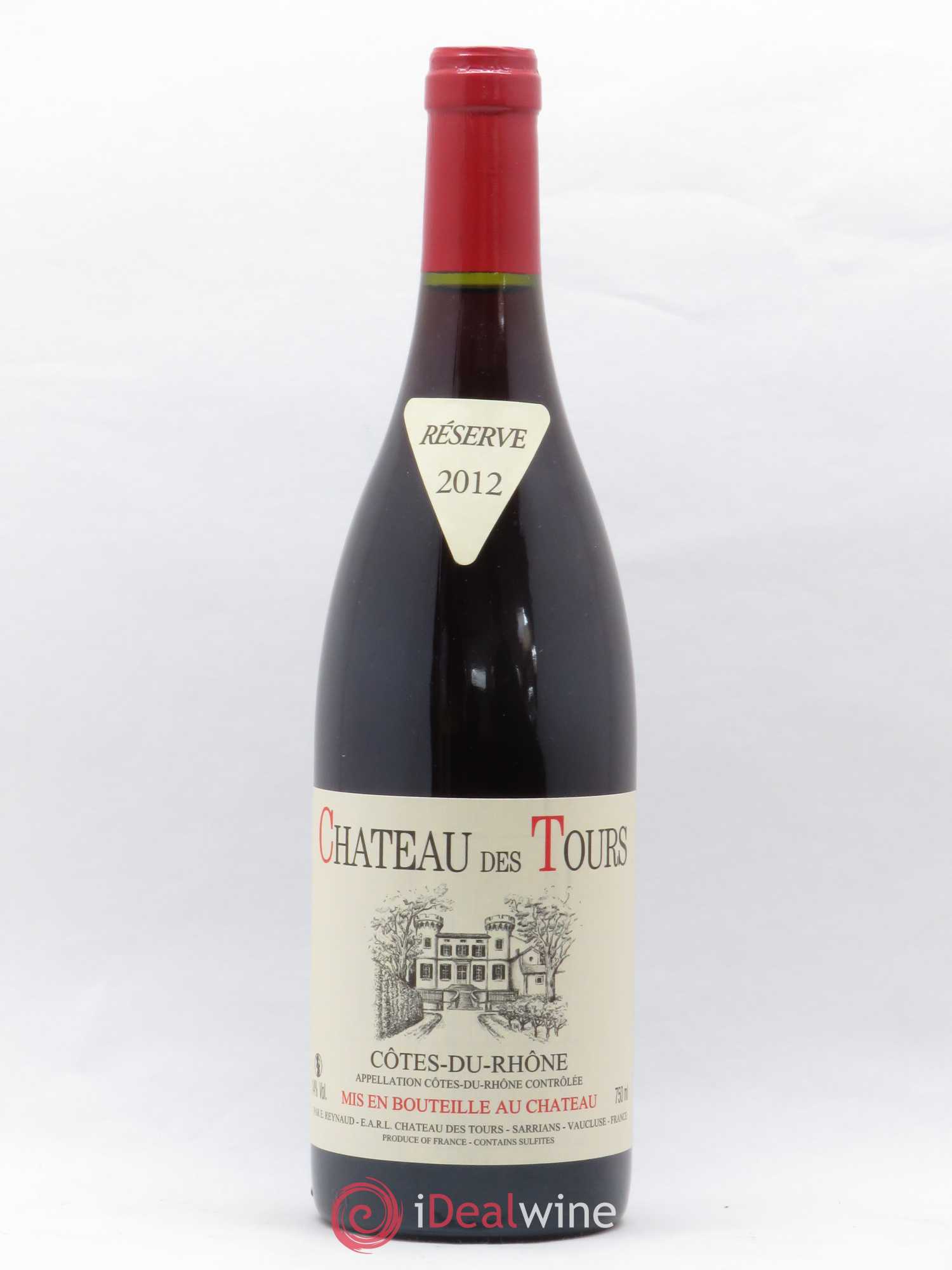 Côtes-du-Rhône Château des Tours Emmanuel Reynaud 2012 - Lot de 1 bouteille - 0
