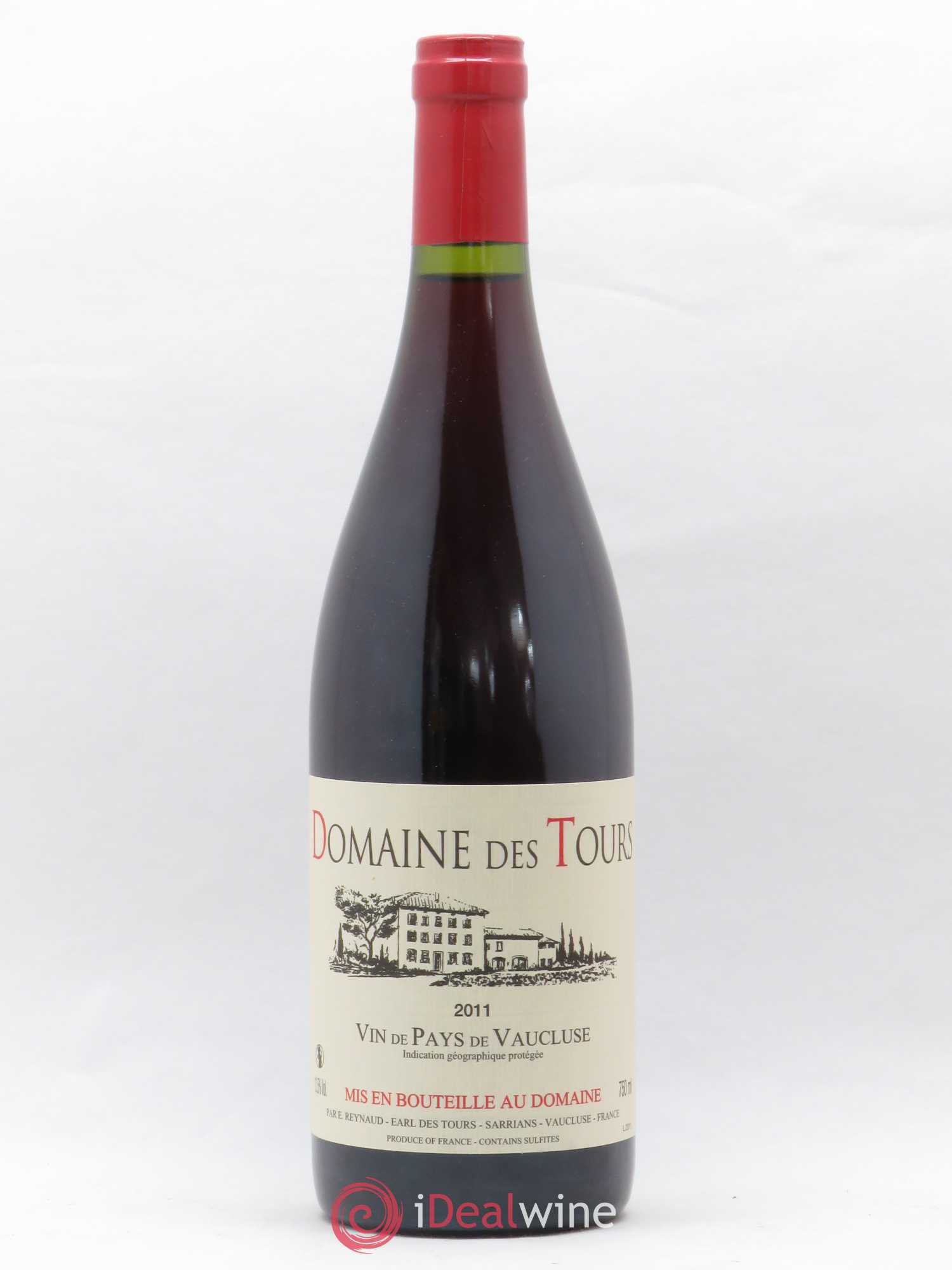 Vaucluse (Vin de Pays de Vaucluse) Domaine des Tours Emmanuel Reynaud 2011 - Lot de 1 bouteille - 0