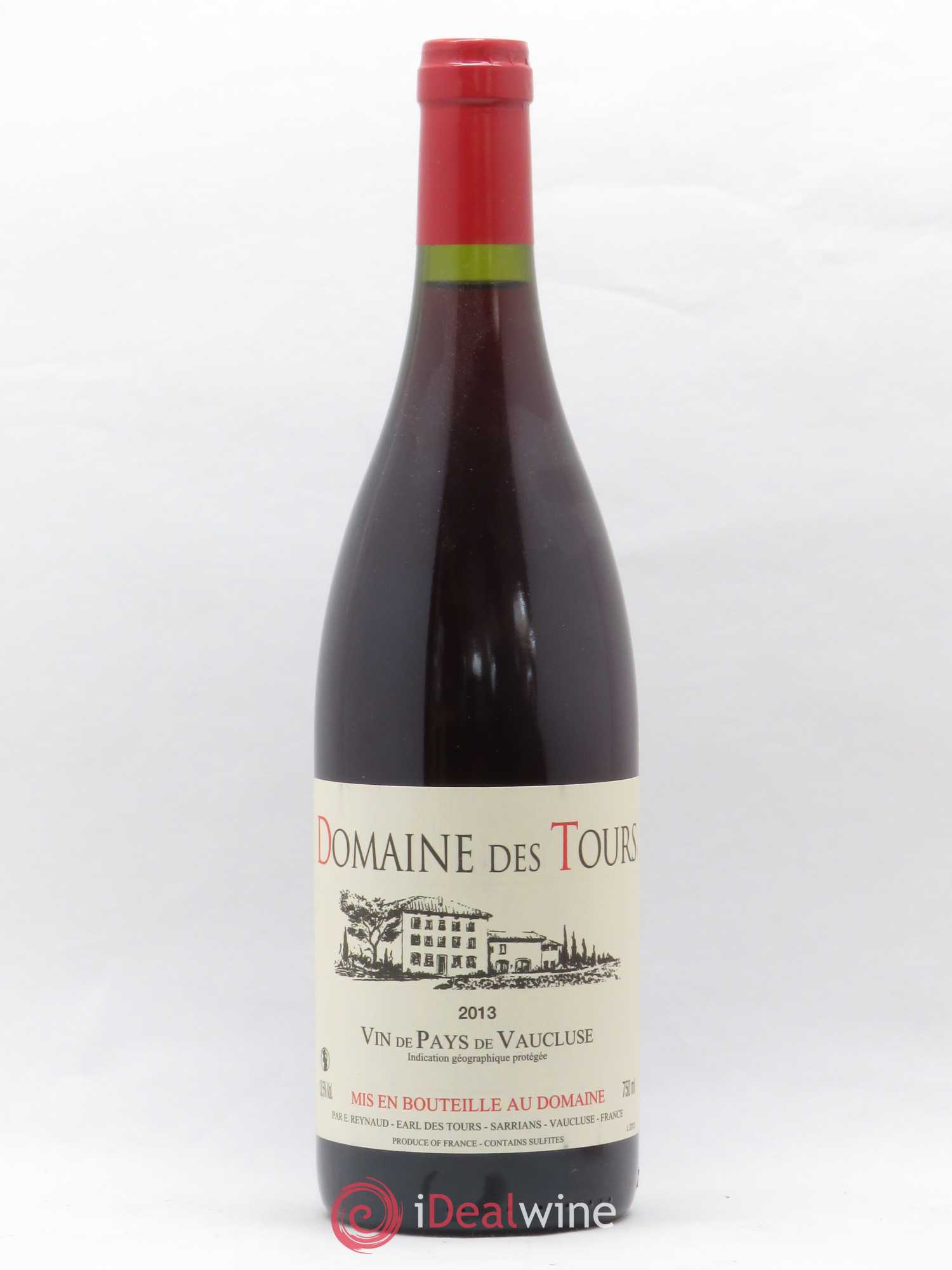 Vaucluse (Vin de Pays de Vaucluse) Domaine des Tours Emmanuel Reynaud 2013 - Lot de 1 bouteille - 0