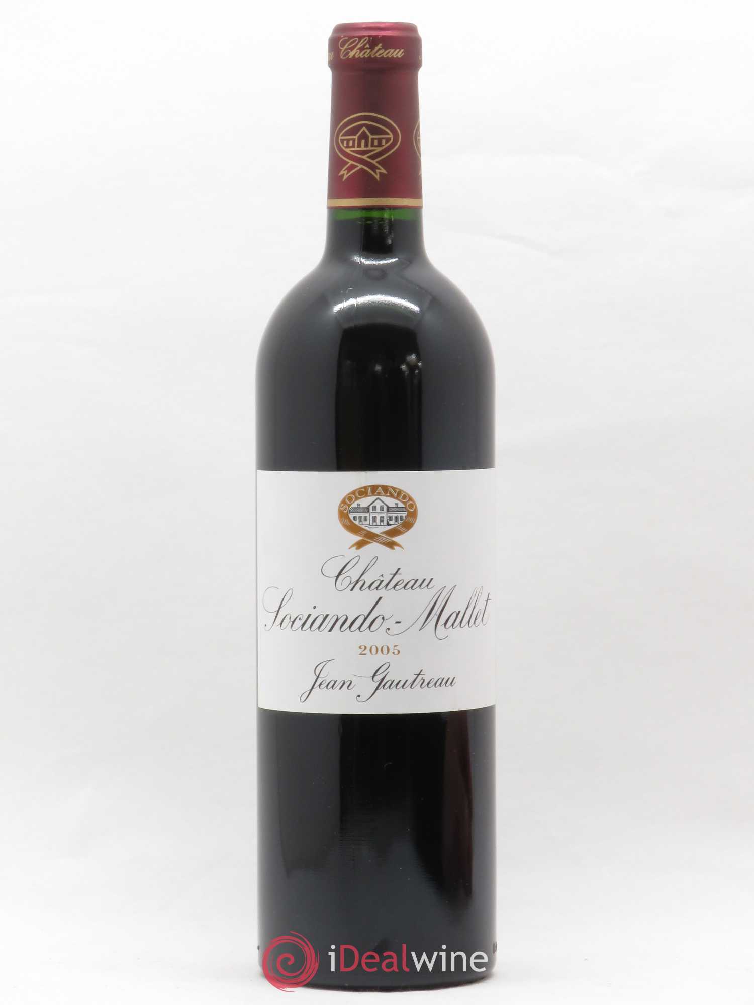 Château Sociando Mallet 2005 - Lot de 1 bouteille - 0
