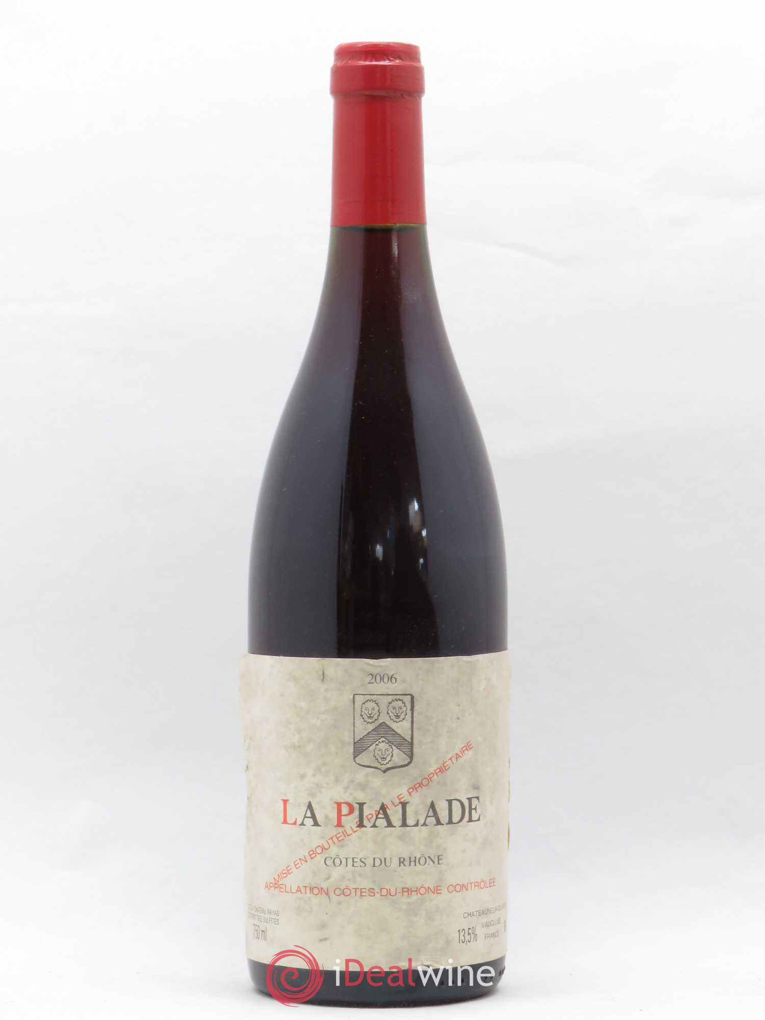 Côtes-du-Rhône La Pialade Emmanuel Reynaud 2006 - Lot de 1 bouteille - 0