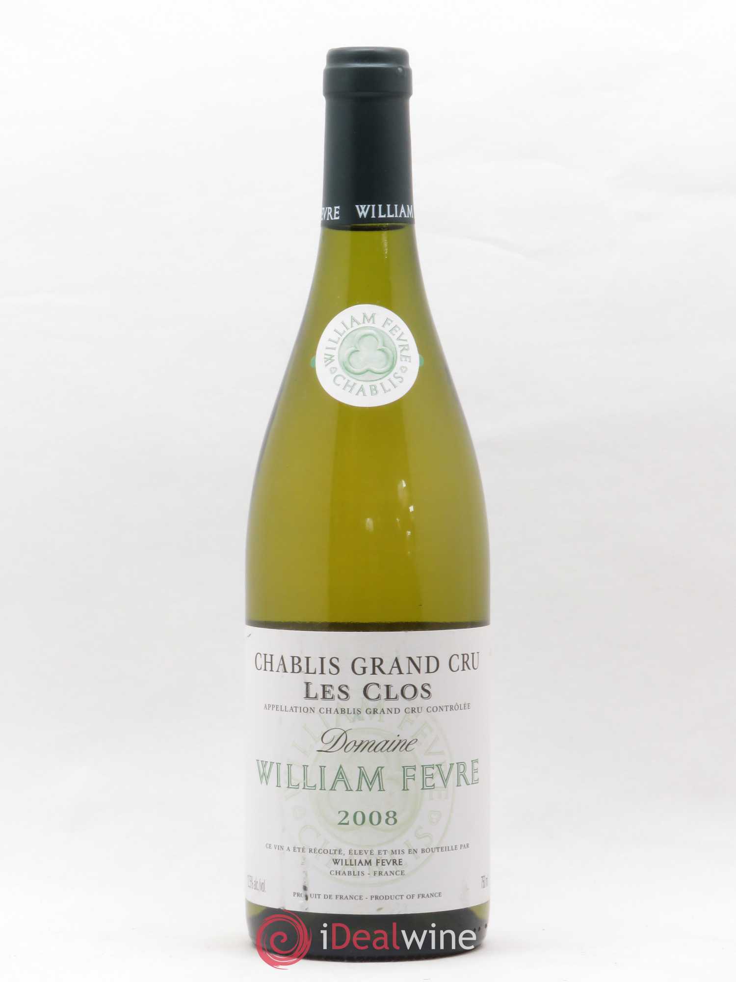 Chablis Grand Cru Les Clos William Fèvre 2008 - Lot de 1 bouteille - 0