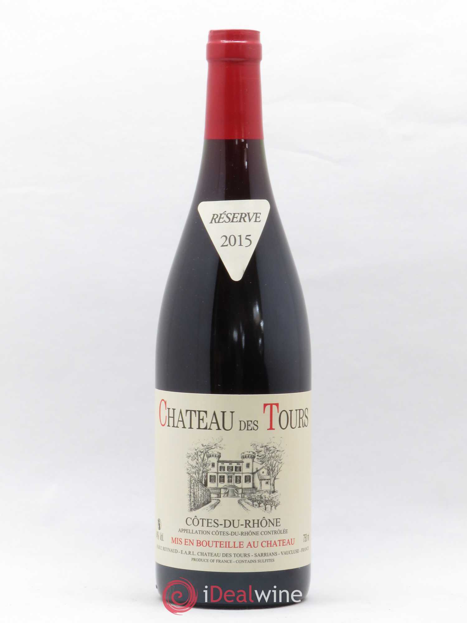 Côtes-du-Rhône Château des Tours Emmanuel Reynaud 2015 - Lot de 1 bouteille - 0
