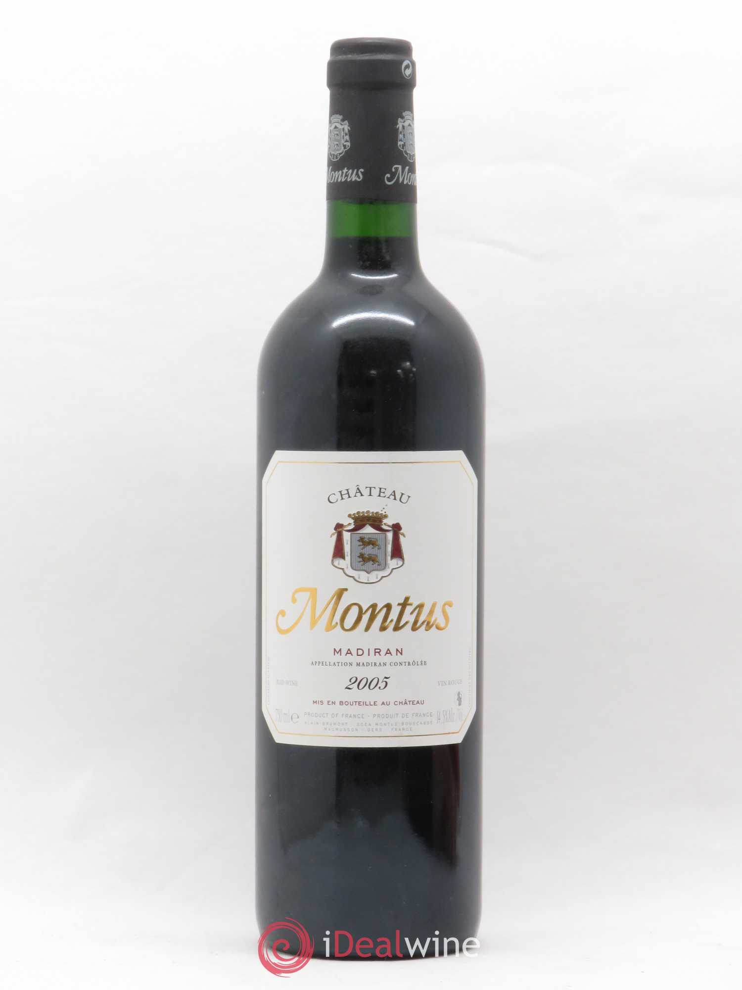 Madiran Château Montus Alain Brumont 2005 - Lot de 1 bouteille - 0