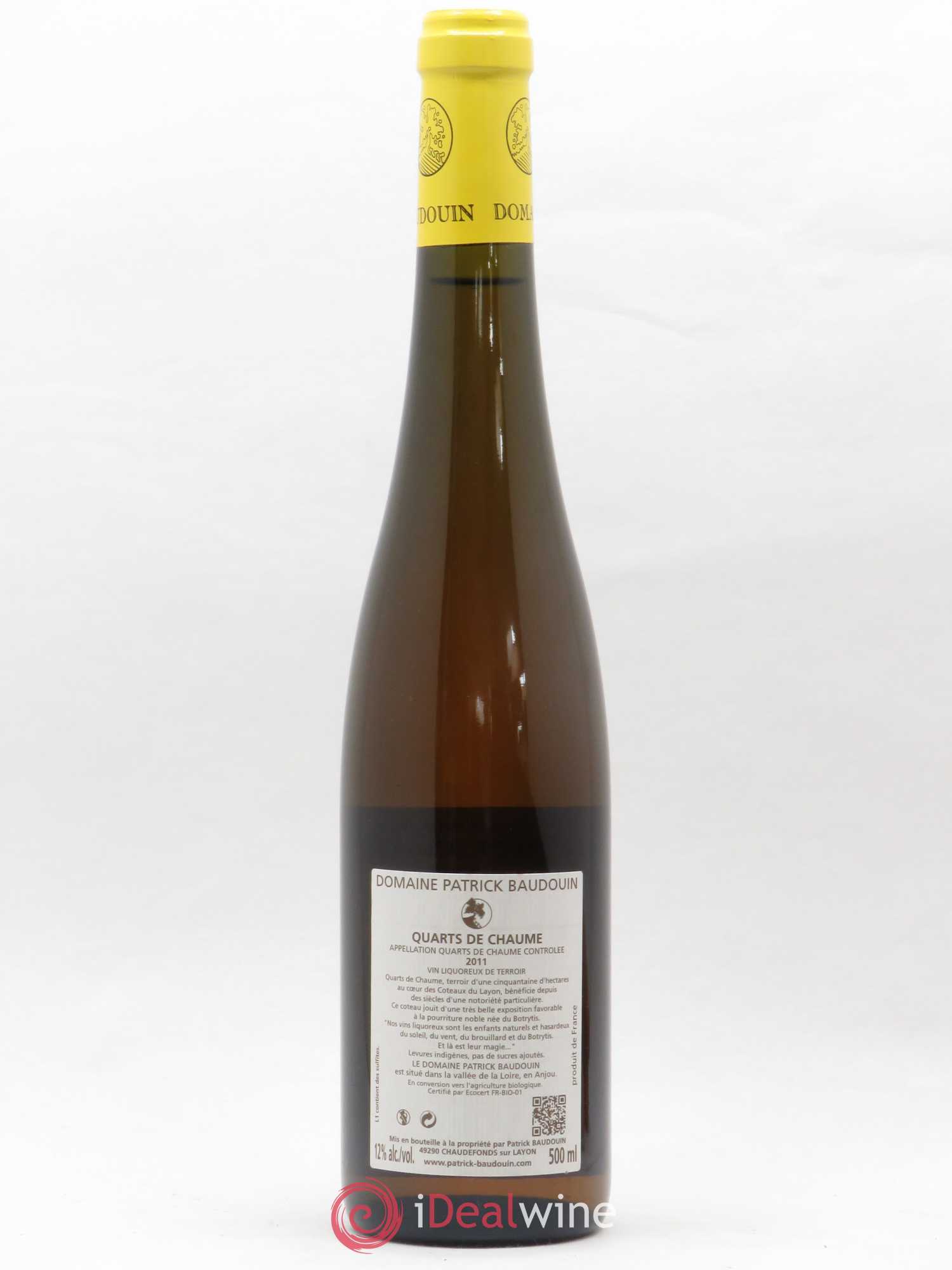 Quarts de Chaume Zersilles Patrick Baudouin 2011 - Lotto di 1 bottiglia - 1