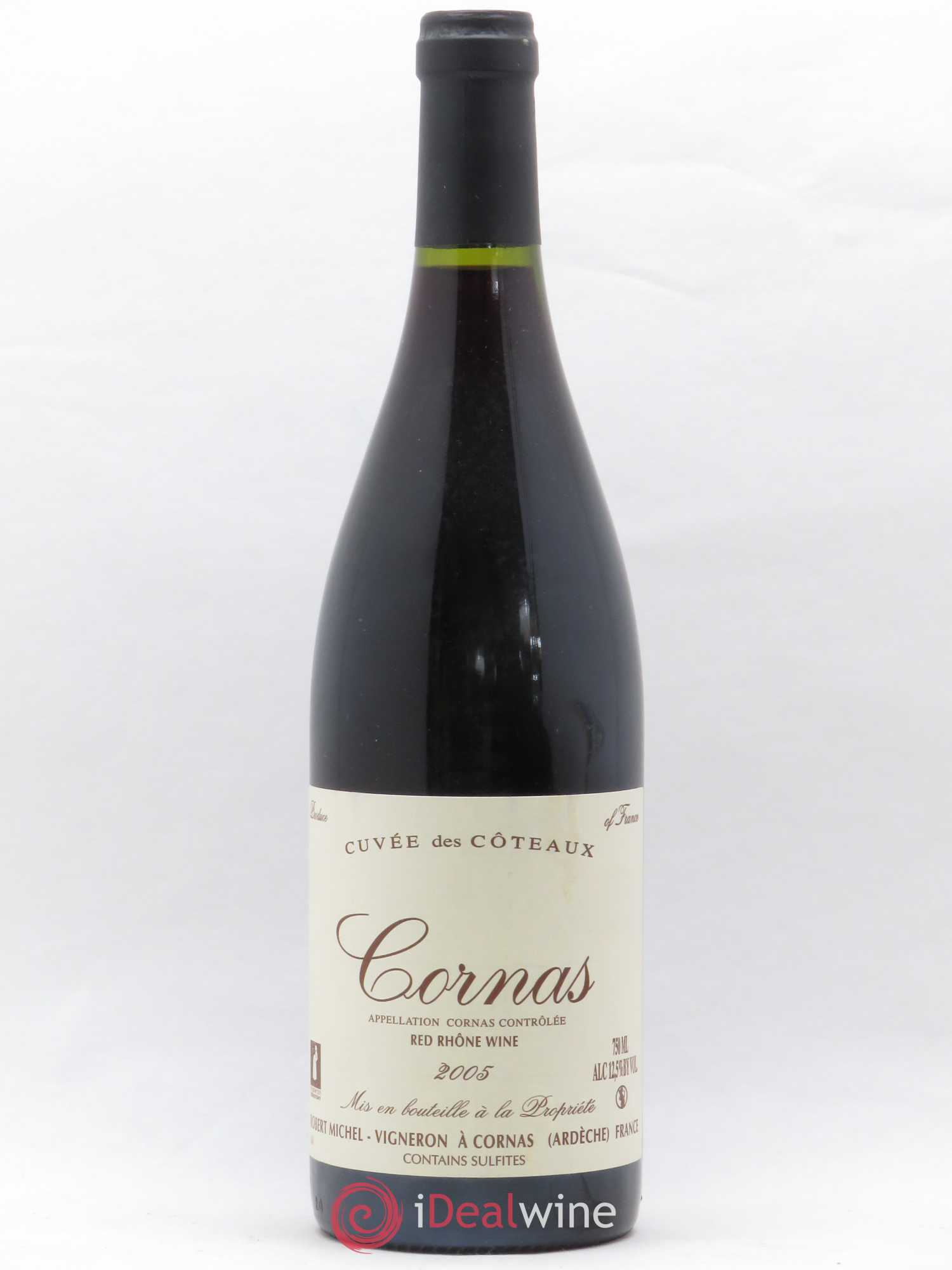 Cornas Cuvée des Coteaux Robert Michel 2005 - Lot de 1 bouteille - 0