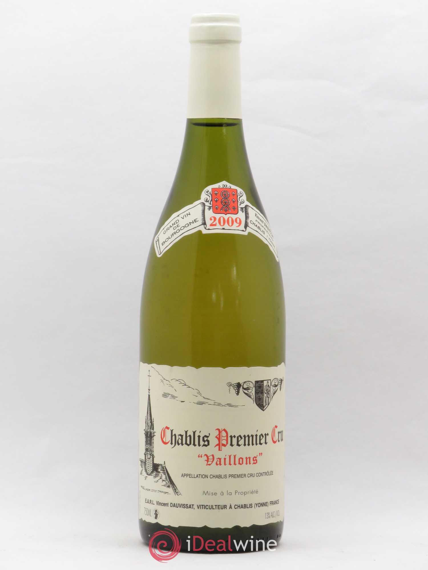 Chablis 1er Cru Vaillons Vincent Dauvissat (Domaine) 2009 - Lot de 1 bouteille - 0