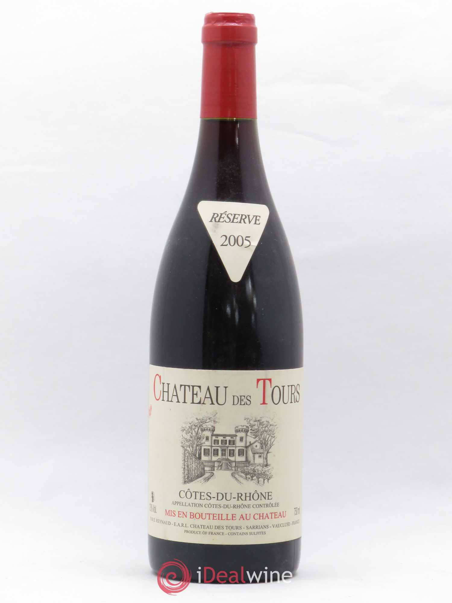 Côtes-du-Rhône Château des Tours Emmanuel Reynaud 2005 - Lot de 1 bouteille - 0