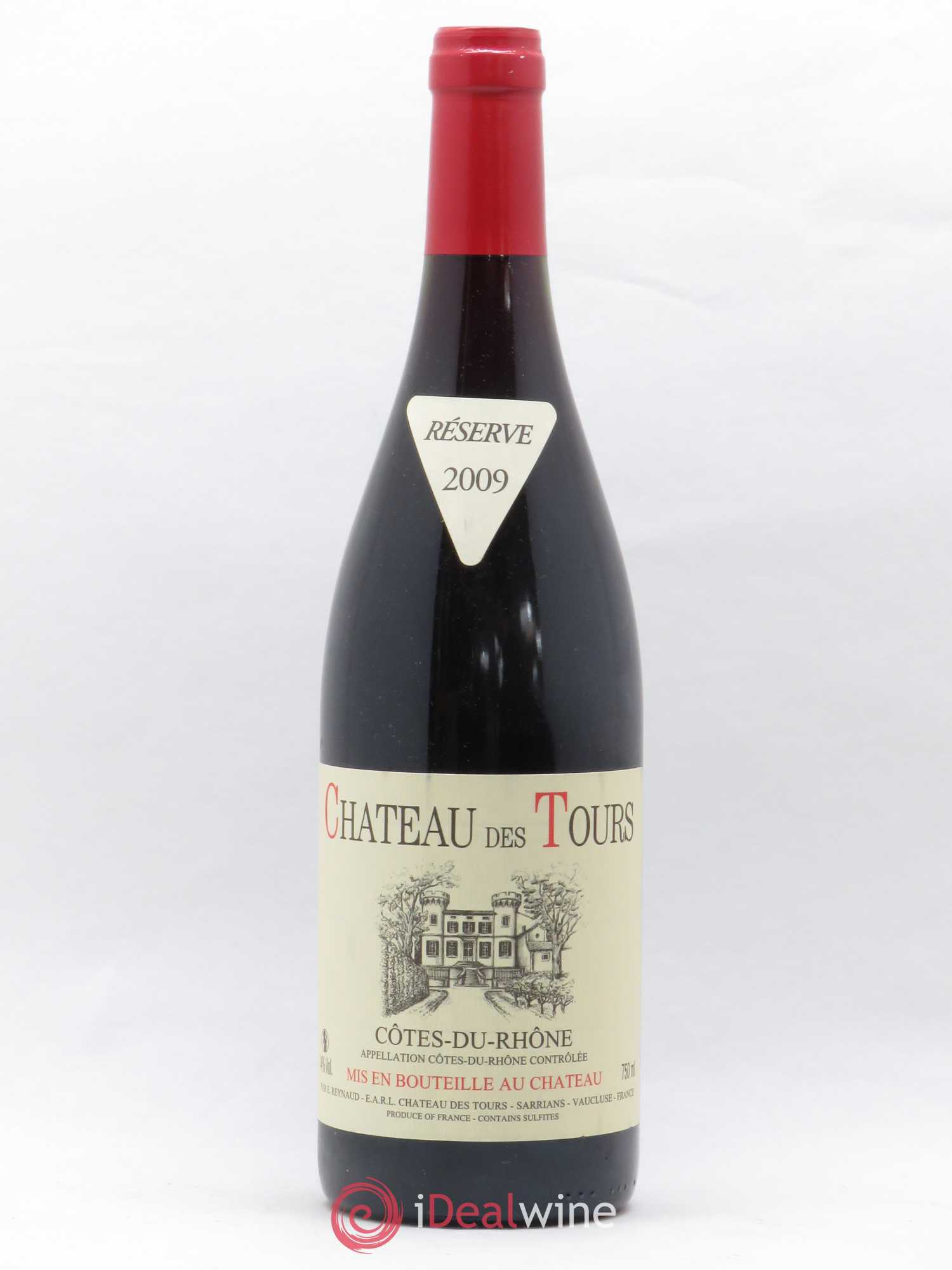 Côtes-du-Rhône Château des Tours Emmanuel Reynaud 2009 - Lot de 1 bouteille - 0