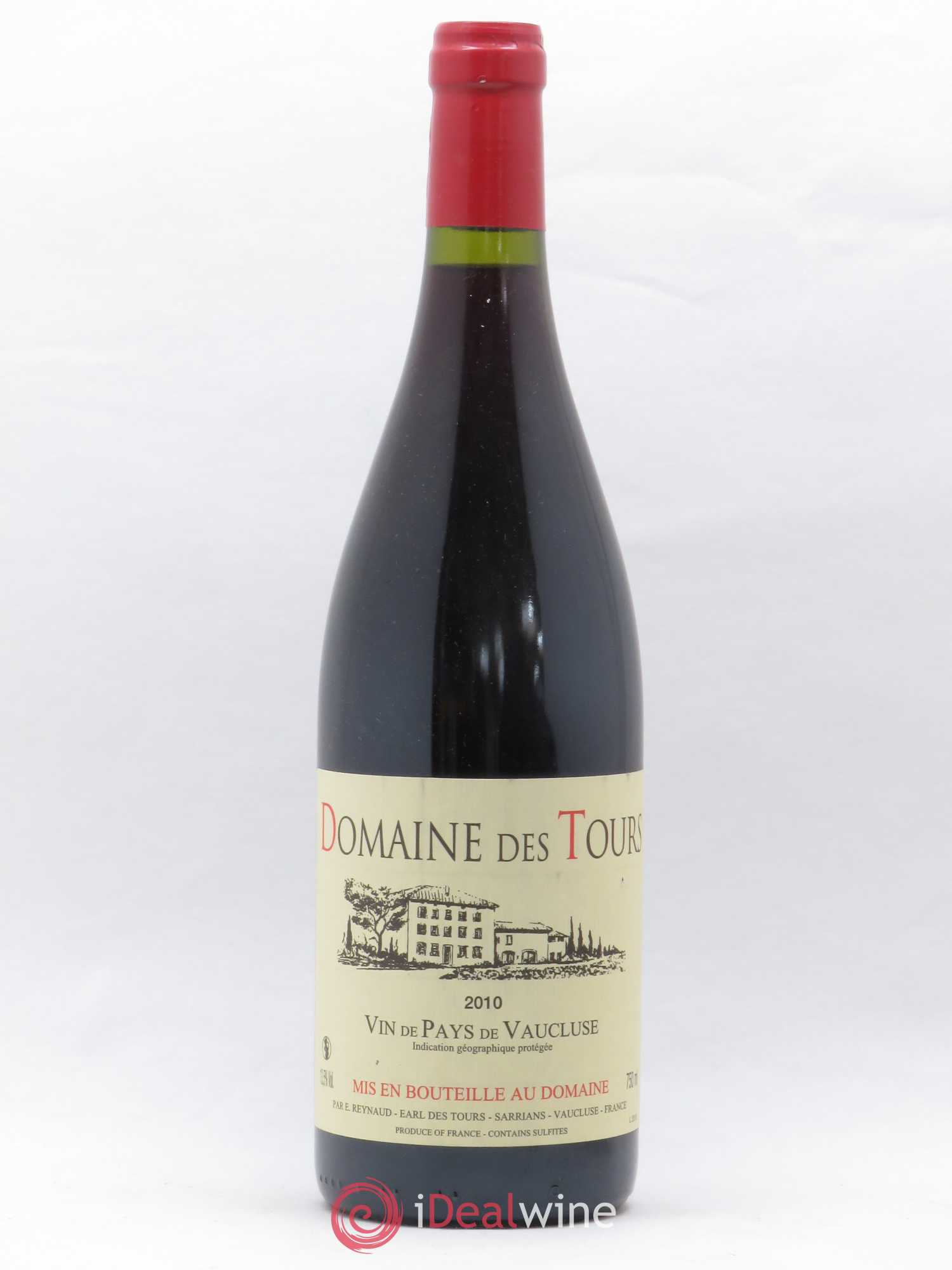Vaucluse (Vin de Pays de Vaucluse) Domaine des Tours Emmanuel Reynaud 2010 - Lot de 1 bouteille - 0