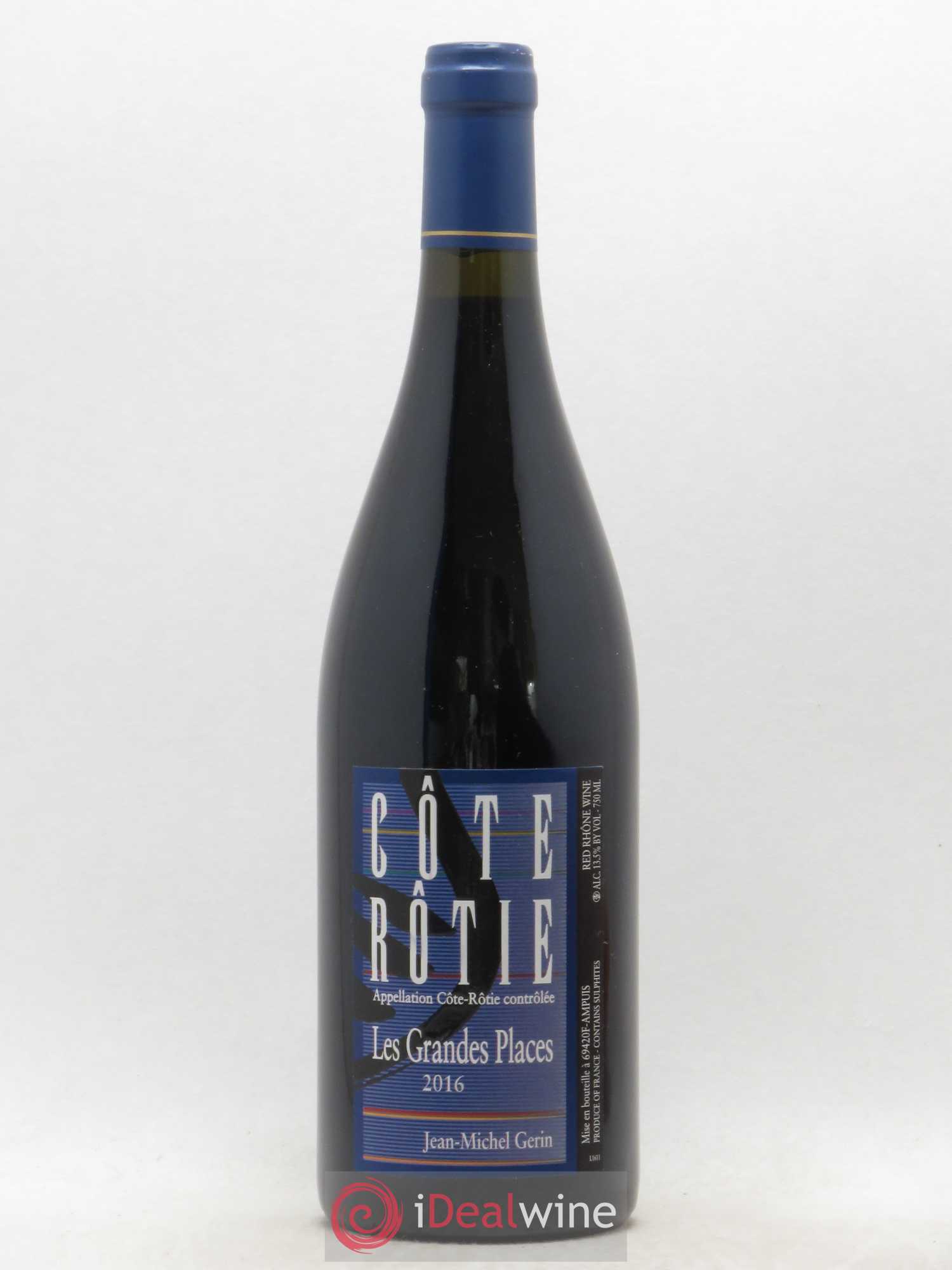 Côte-Rôtie Les Grandes Places Jean-Michel Gerin 2016 - Lot de 1 bouteille - 0