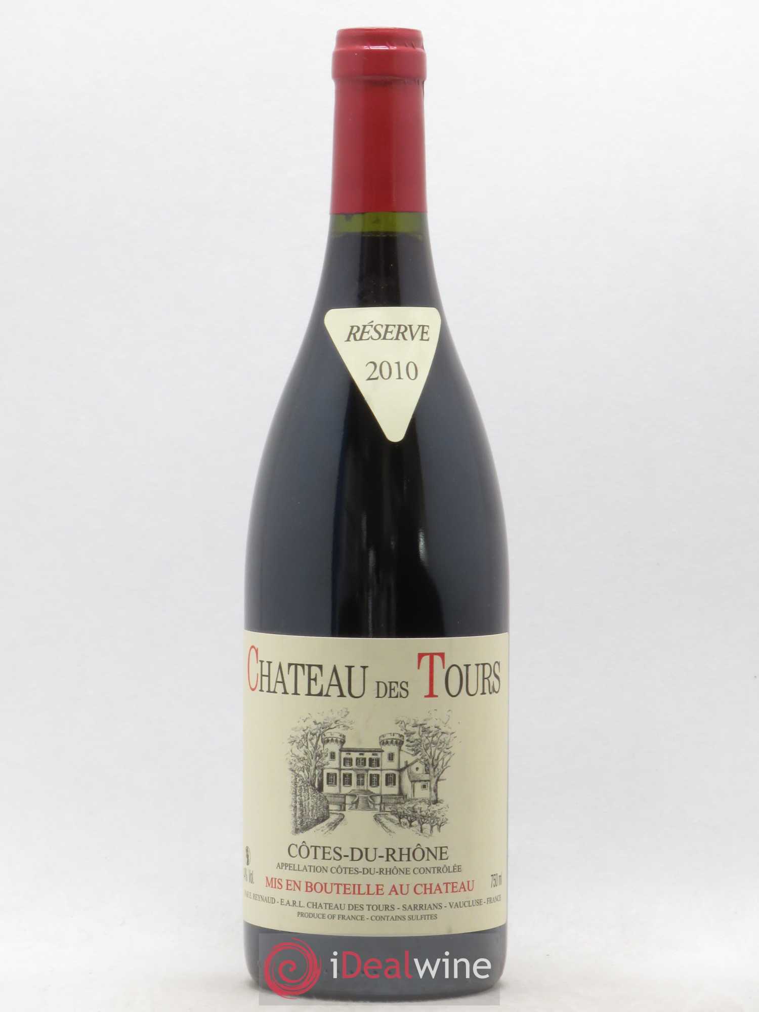 Côtes-du-Rhône Château des Tours Emmanuel Reynaud 2010 - Lot de 1 bouteille - 0