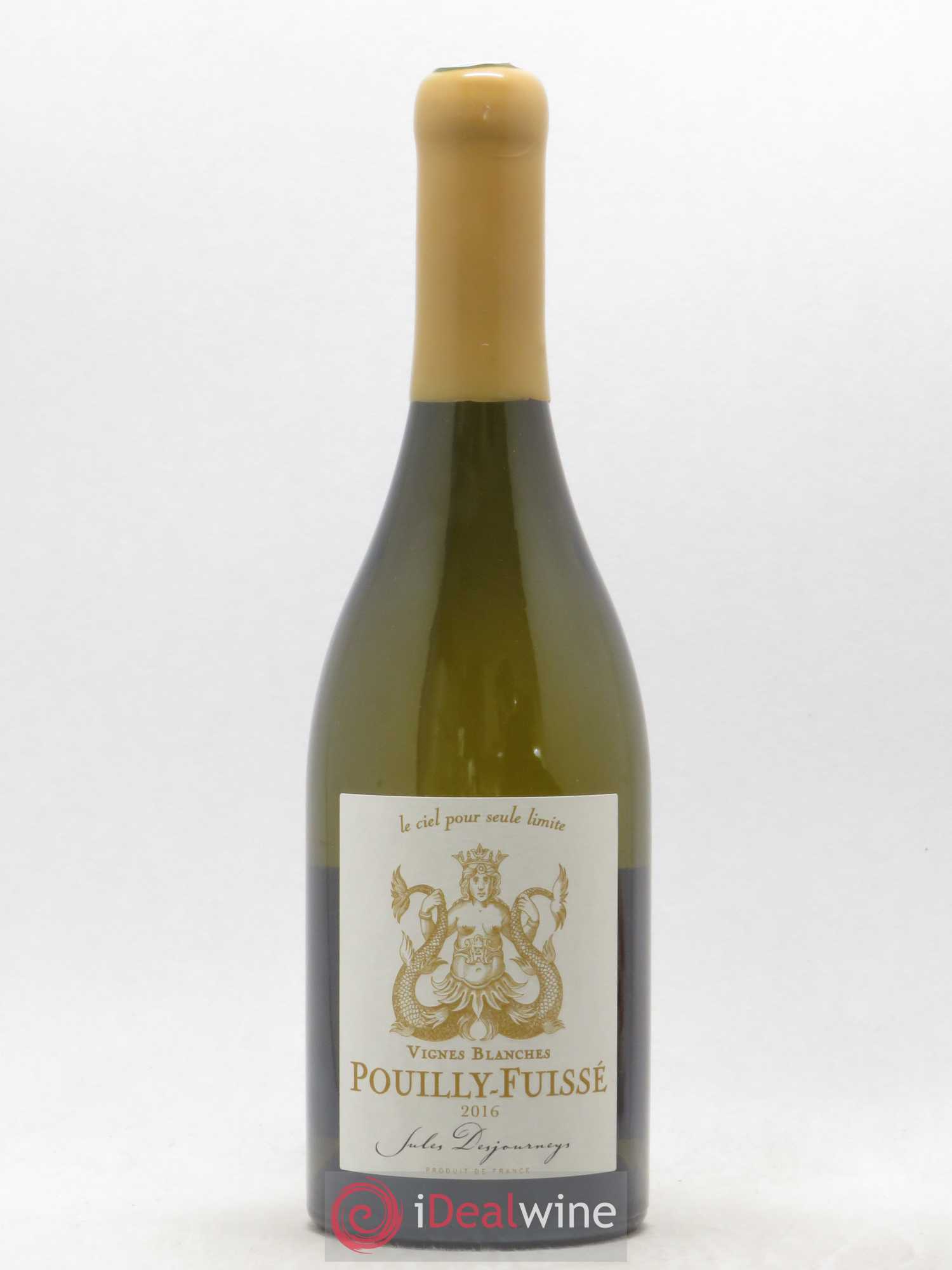 Pouilly-Fuissé Vignes Blanches Jules Desjourneys 2016 - Lot de 1 bouteille - 0