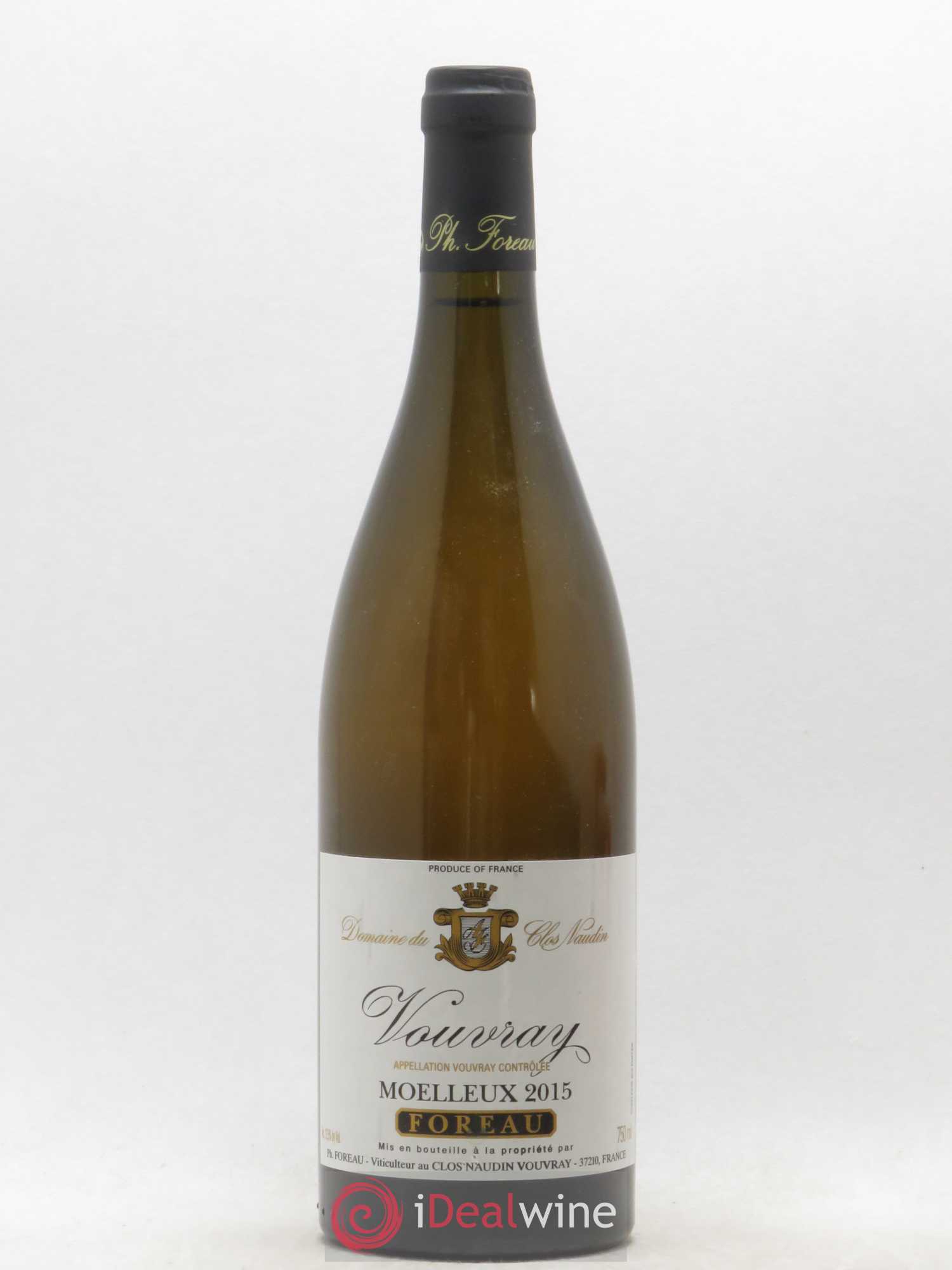Vouvray Moelleux Clos Naudin - Philippe Foreau (senza prezzo di riserva) 2015 - Lotto di 1 bottiglia - 0