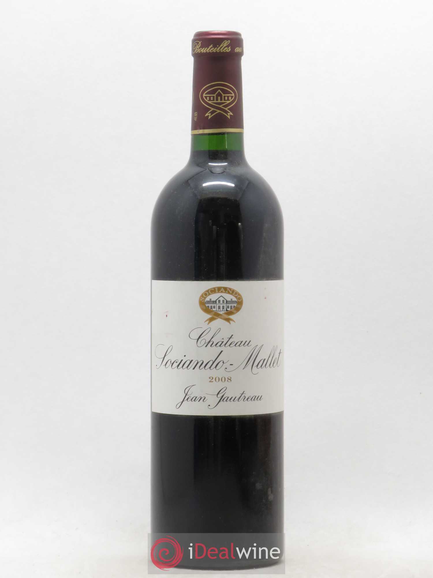 Château Sociando Mallet 2008 - Lot de 1 bouteille - 0
