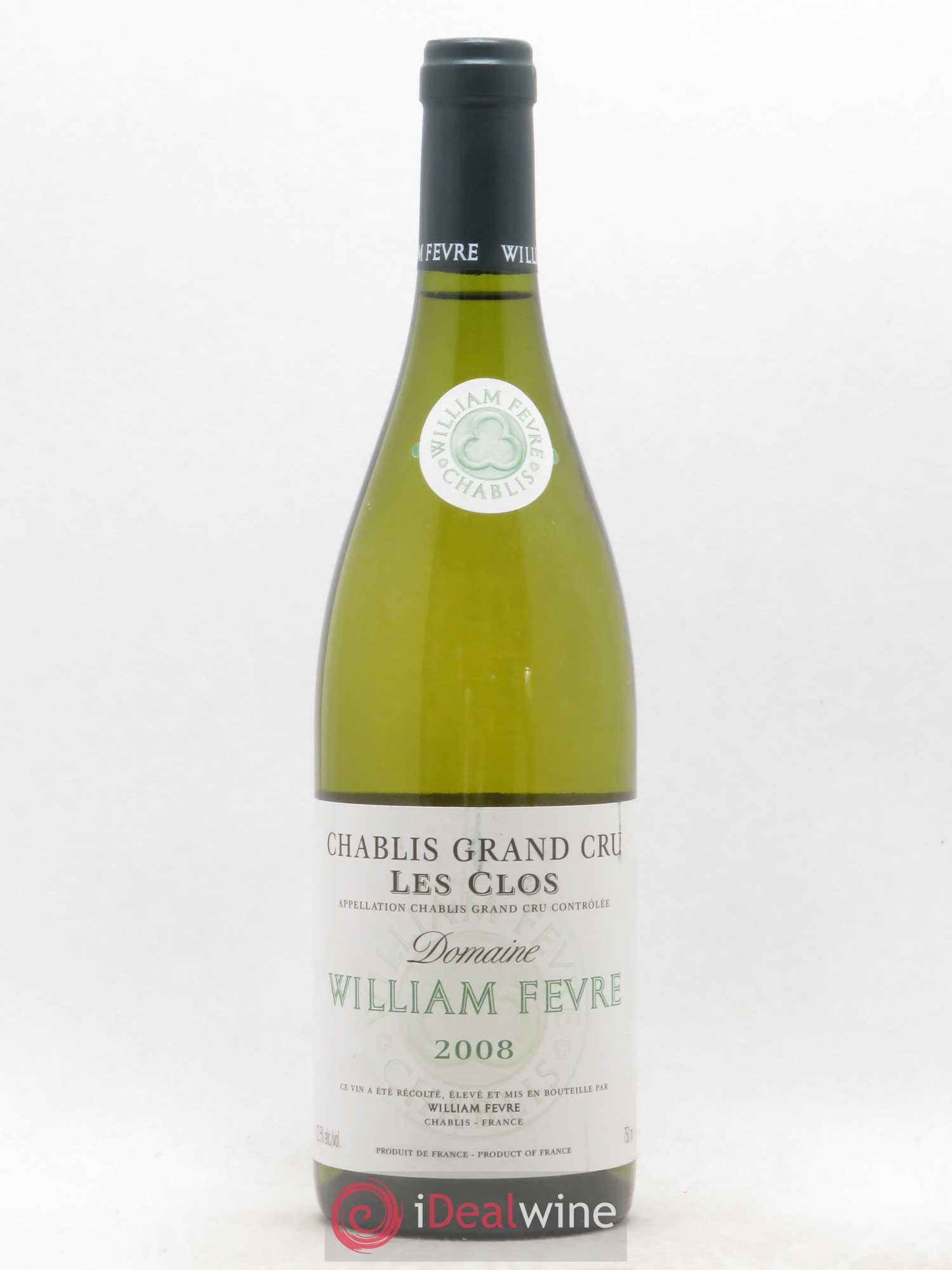 Chablis Grand Cru Les Clos William Fèvre 2008 - Lot de 1 bouteille - 0