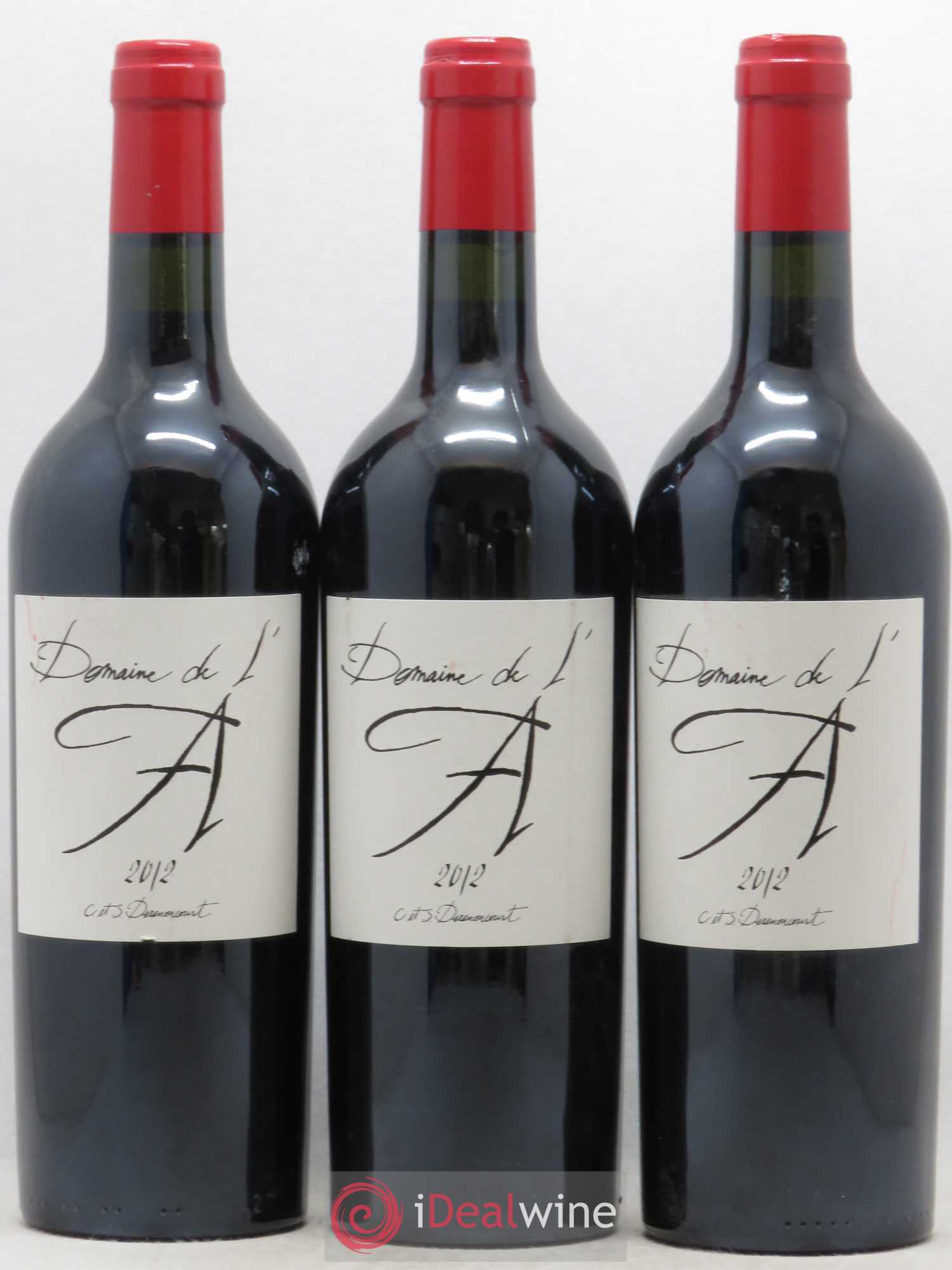 Domaine de l'A 2012 - Lot de 3 bouteilles - 0