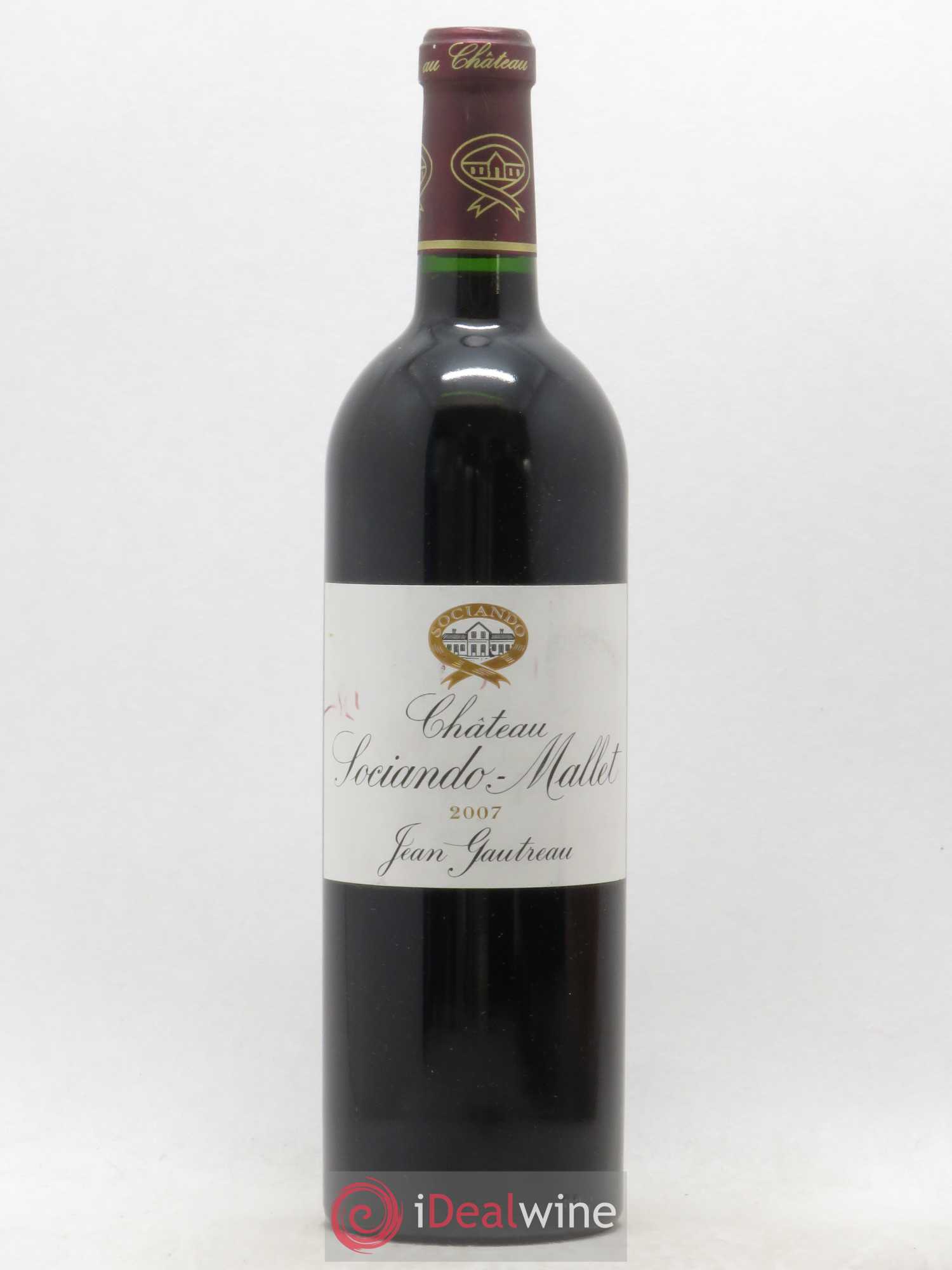 Château Sociando Mallet 2007 - Lot de 1 bouteille - 0