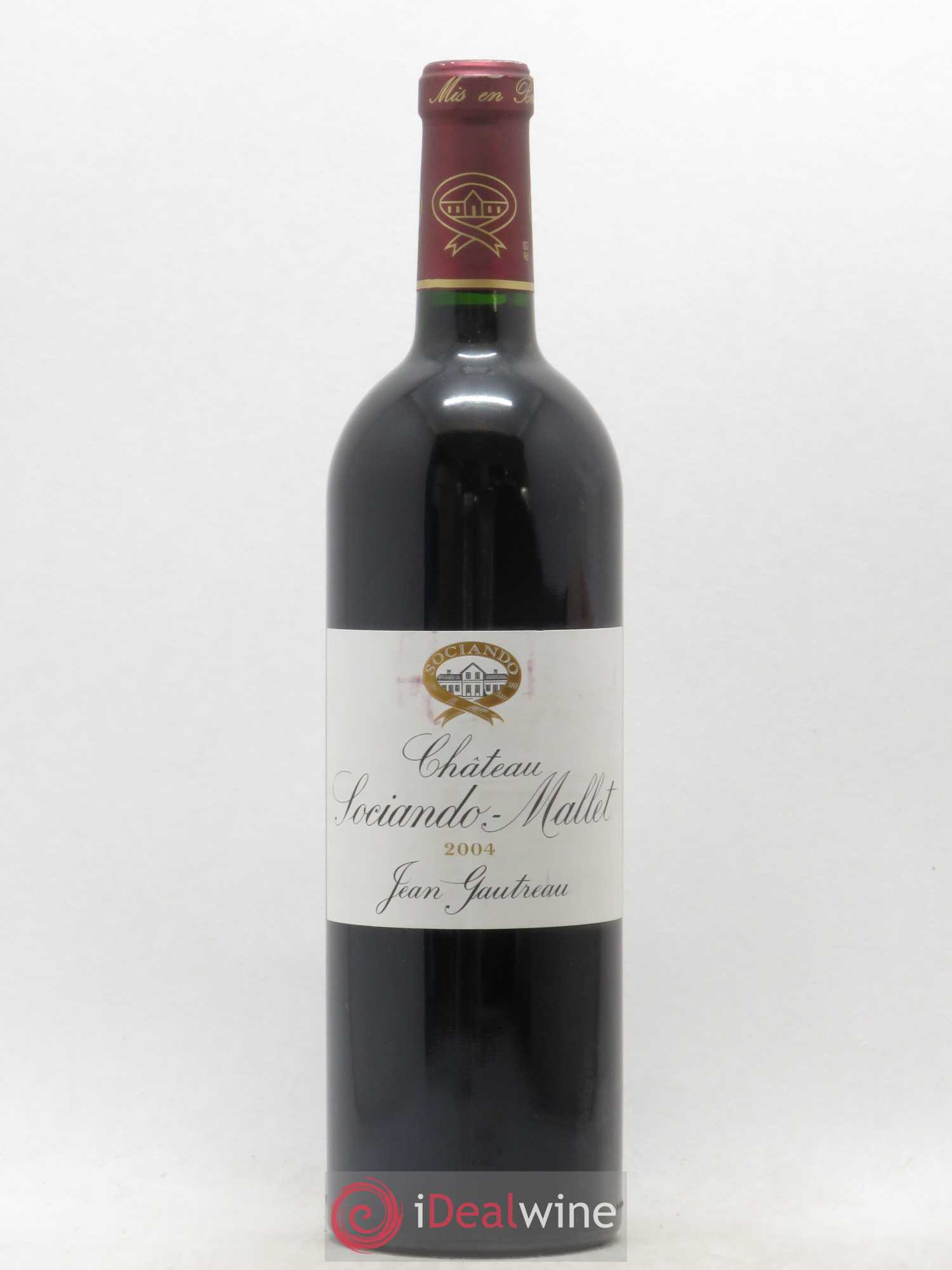Château Sociando Mallet 2004 - Lot de 1 bouteille - 0