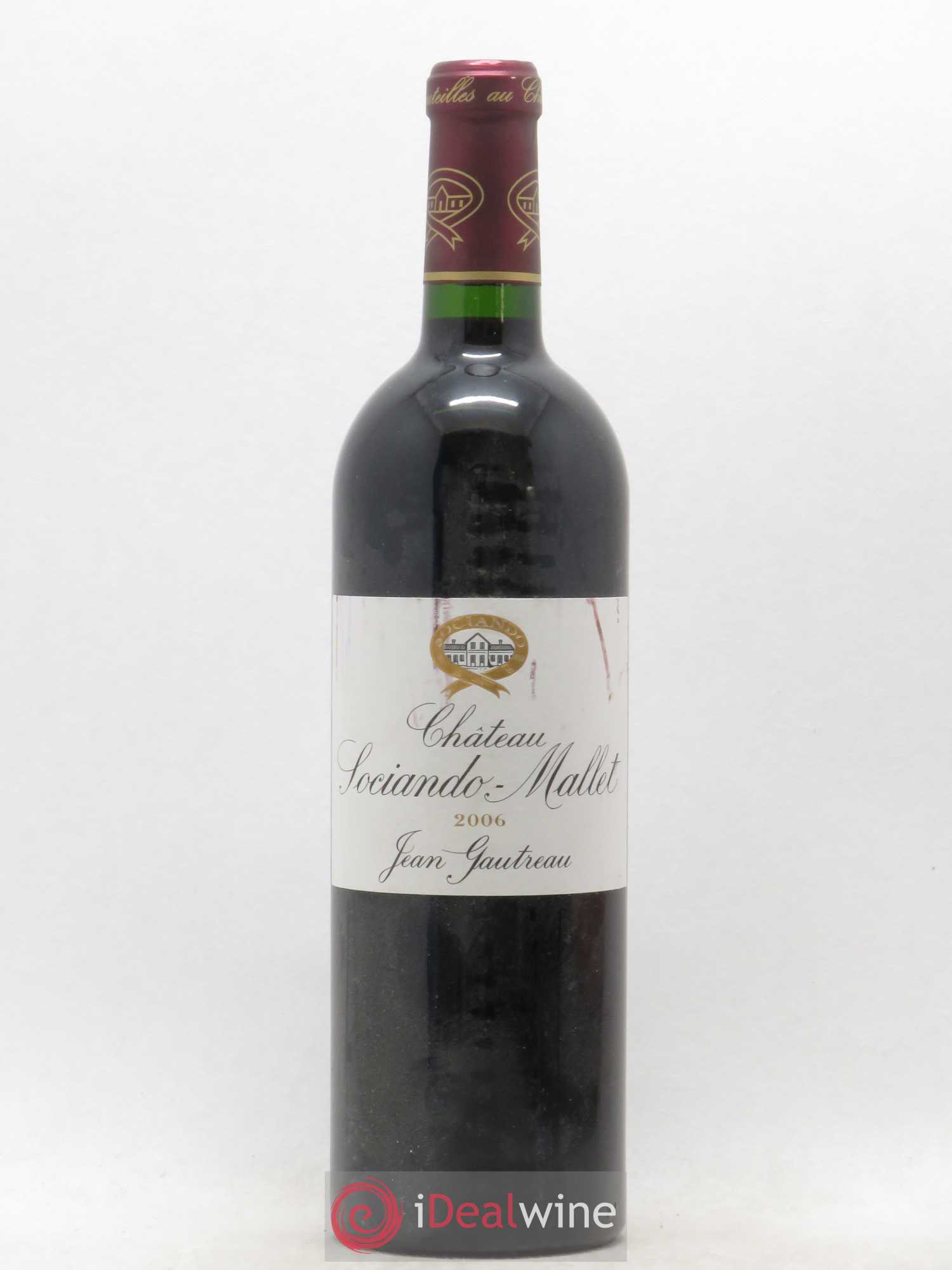 Château Sociando Mallet 2006 - Lot de 1 bouteille - 0